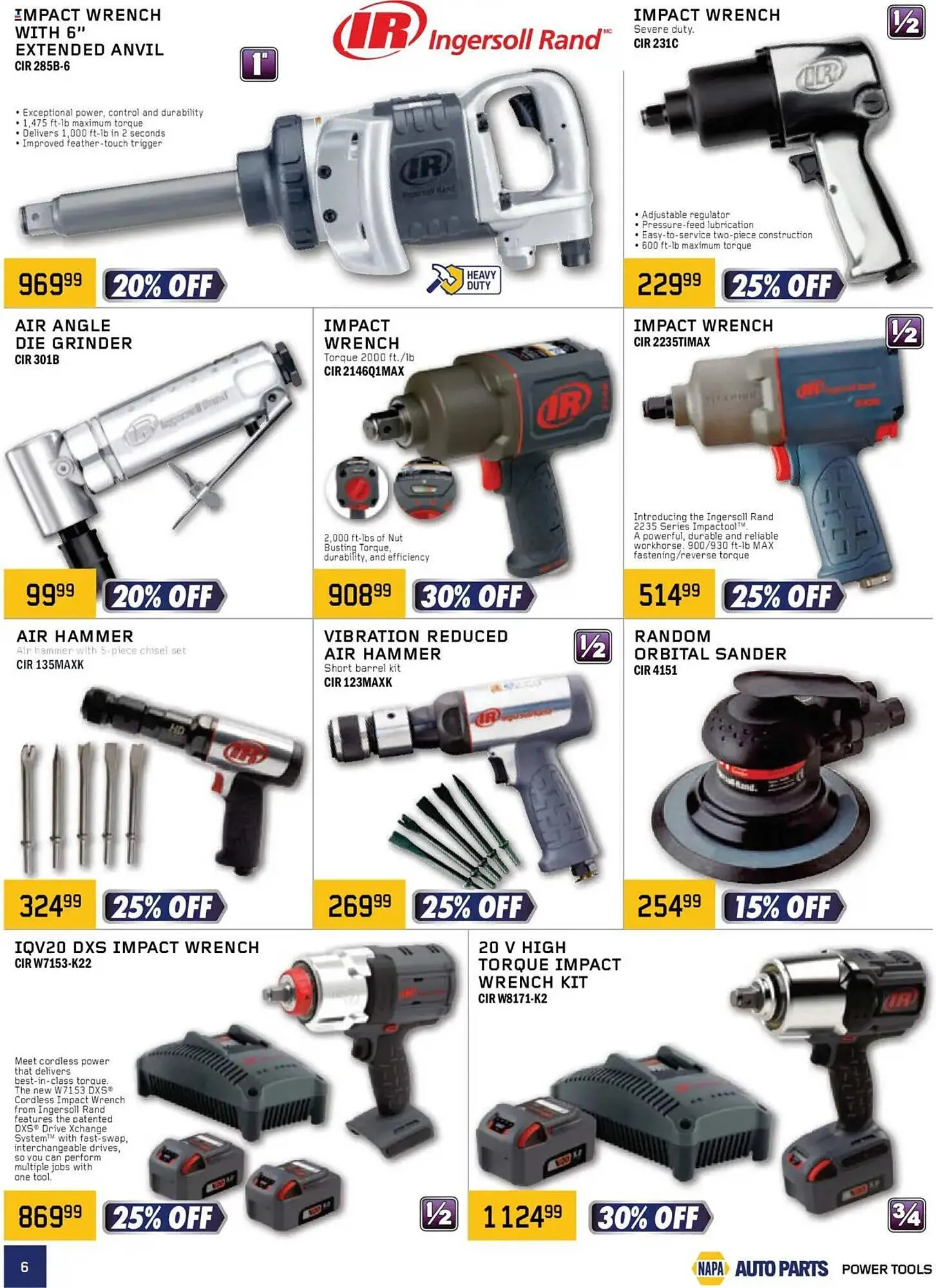 NAPA Auto Parts flyer from October 1 to January 1 2026 - flyer page 6