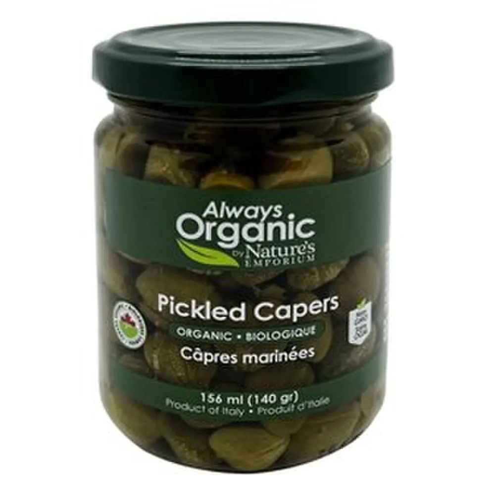 Always Organic Capers Org 140 g