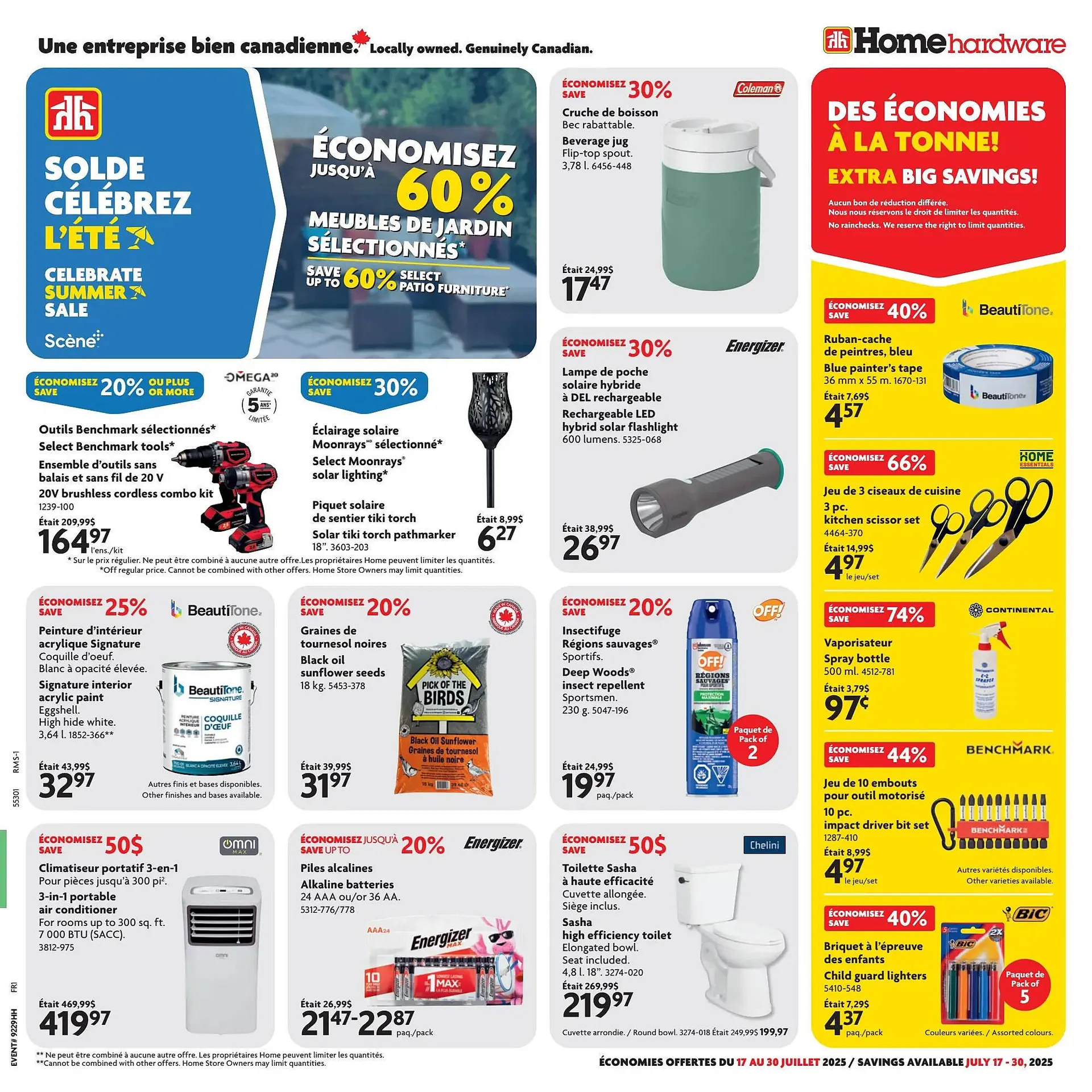 Home Hardware flyer from July 17 to July 23 2025 - flyer page 1