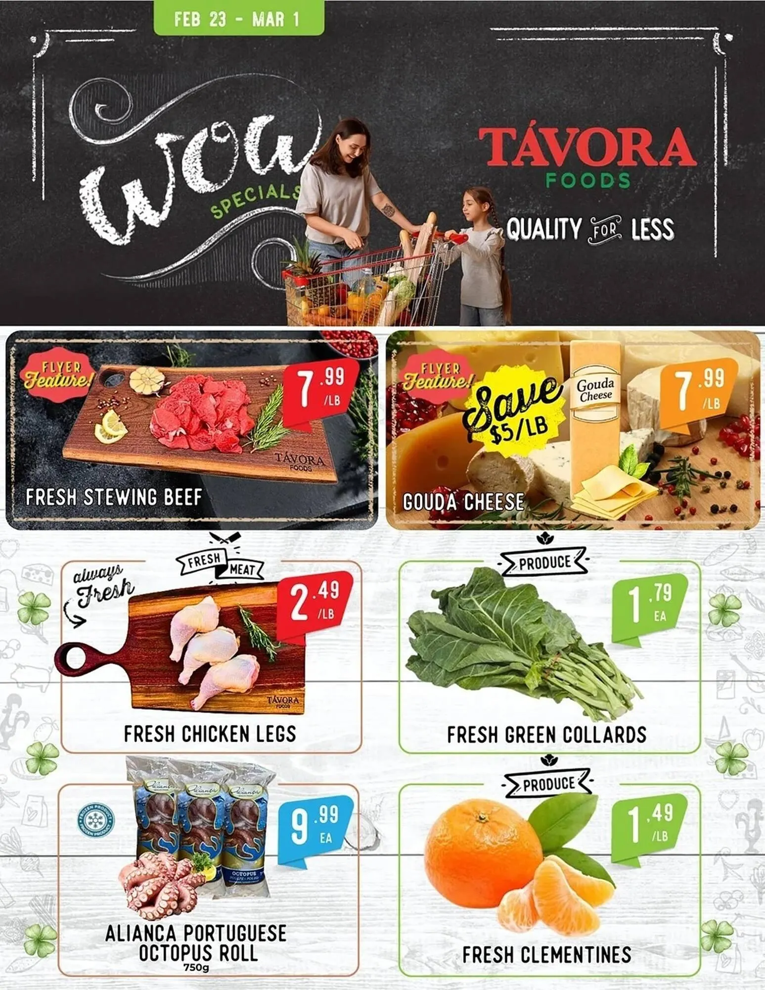 Tavora Foods flyer from February 23 to March 1 2026 - flyer page 1
