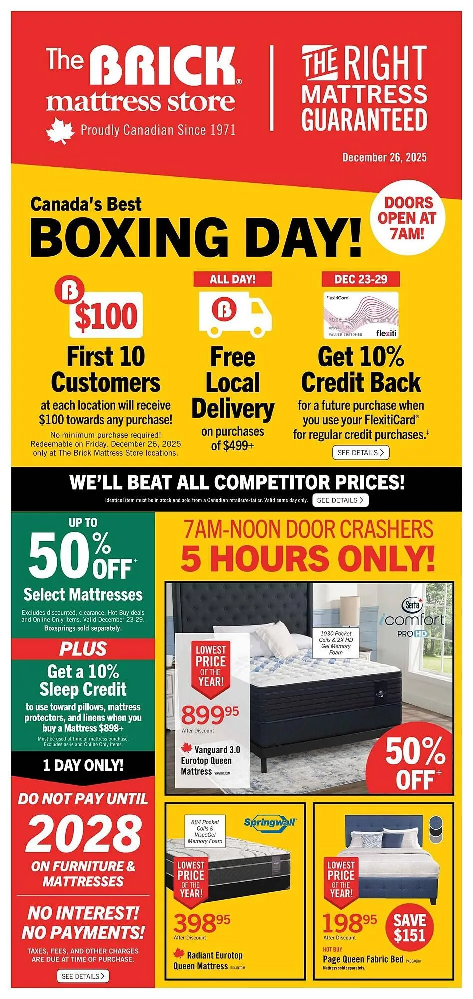 The Brick flyer from December 19 to December 25 2025 - flyer page 1