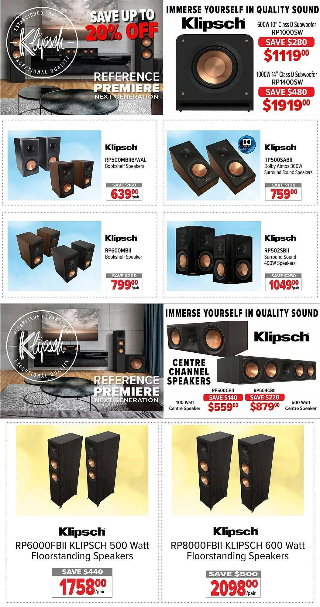 2001 Audio Video flyer from March 6 to March 19 2026 - flyer page 11