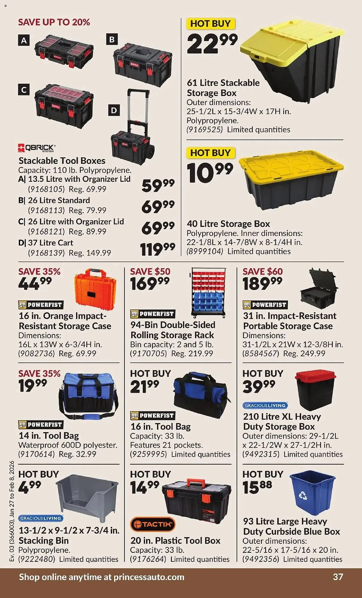Princess Auto flyer from January 27 to February 8 2026 - flyer page 45
