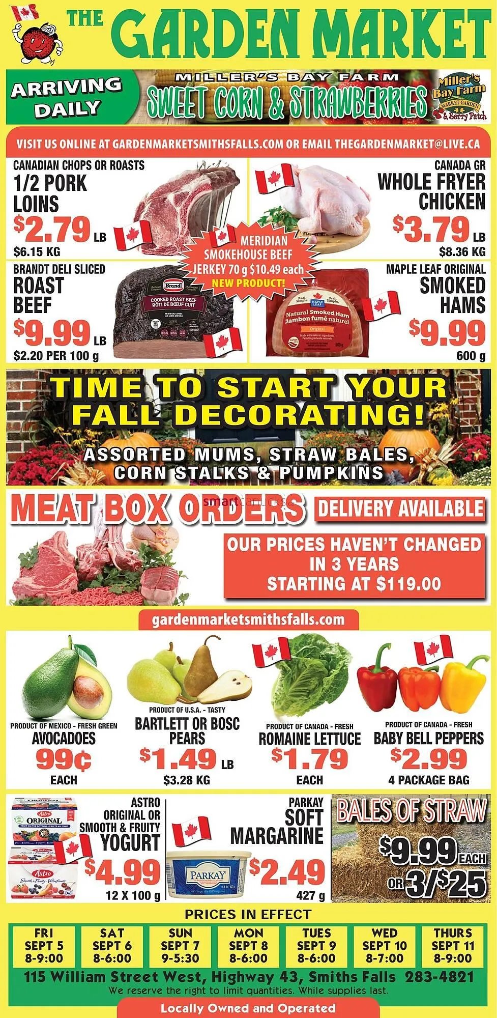 The Garden Market flyer from September 5 to September 11 2025 - flyer page 1