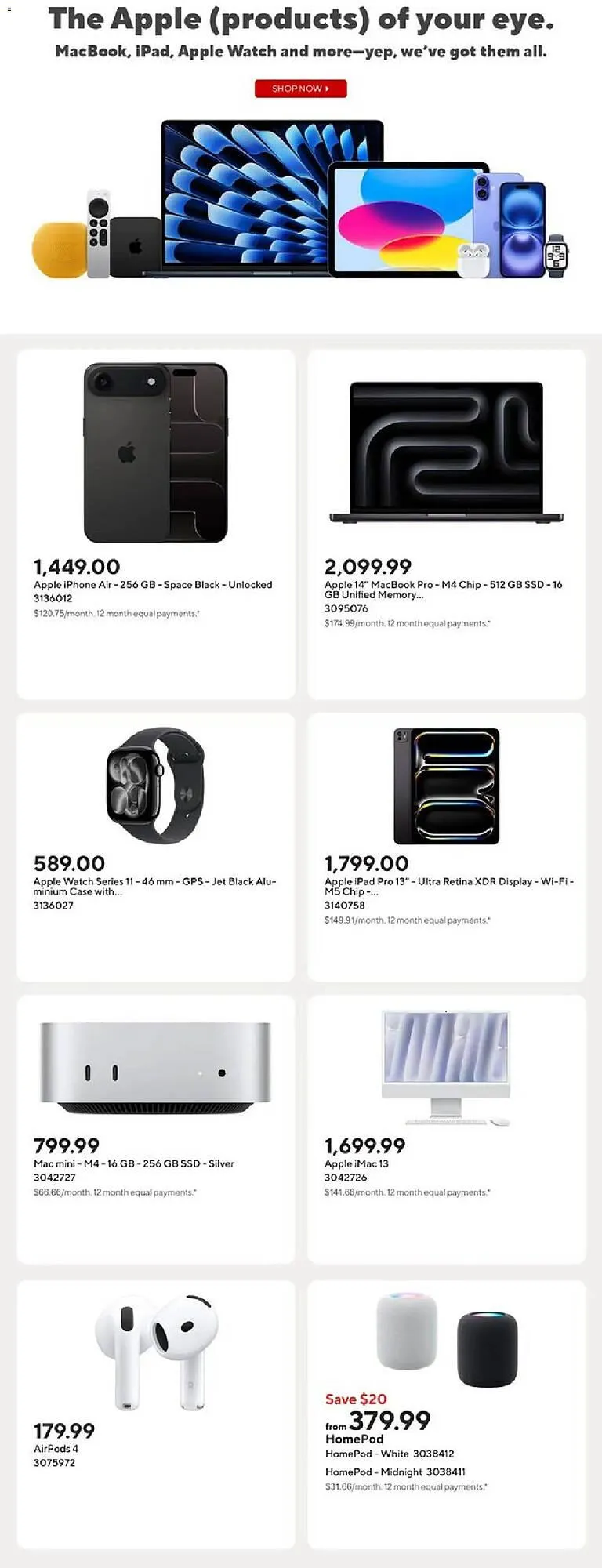 Staples flyer from October 31 to January 3 2026 - flyer page 11