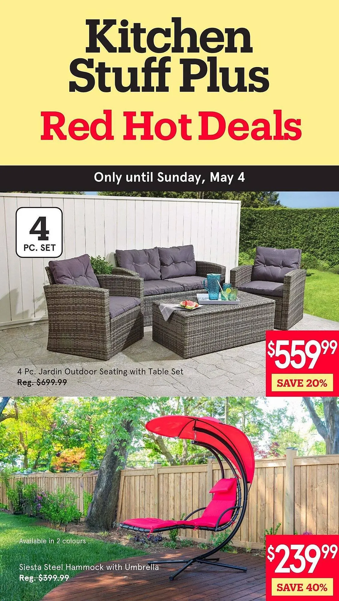 Kitchen Stuff Plus flyer from April 28 to May 5 2025 - flyer page 1