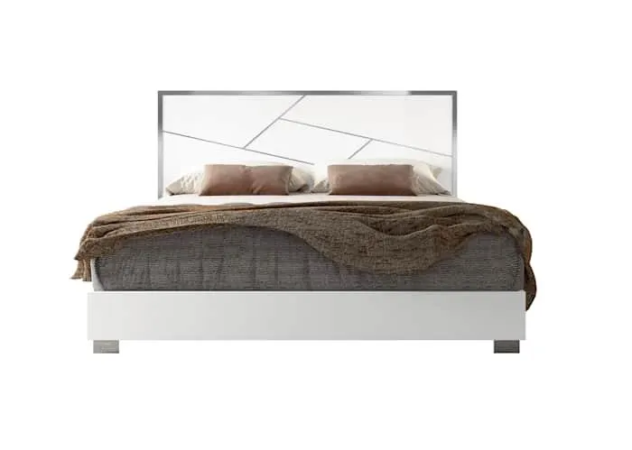 Palermo Panel Bed - Dream White