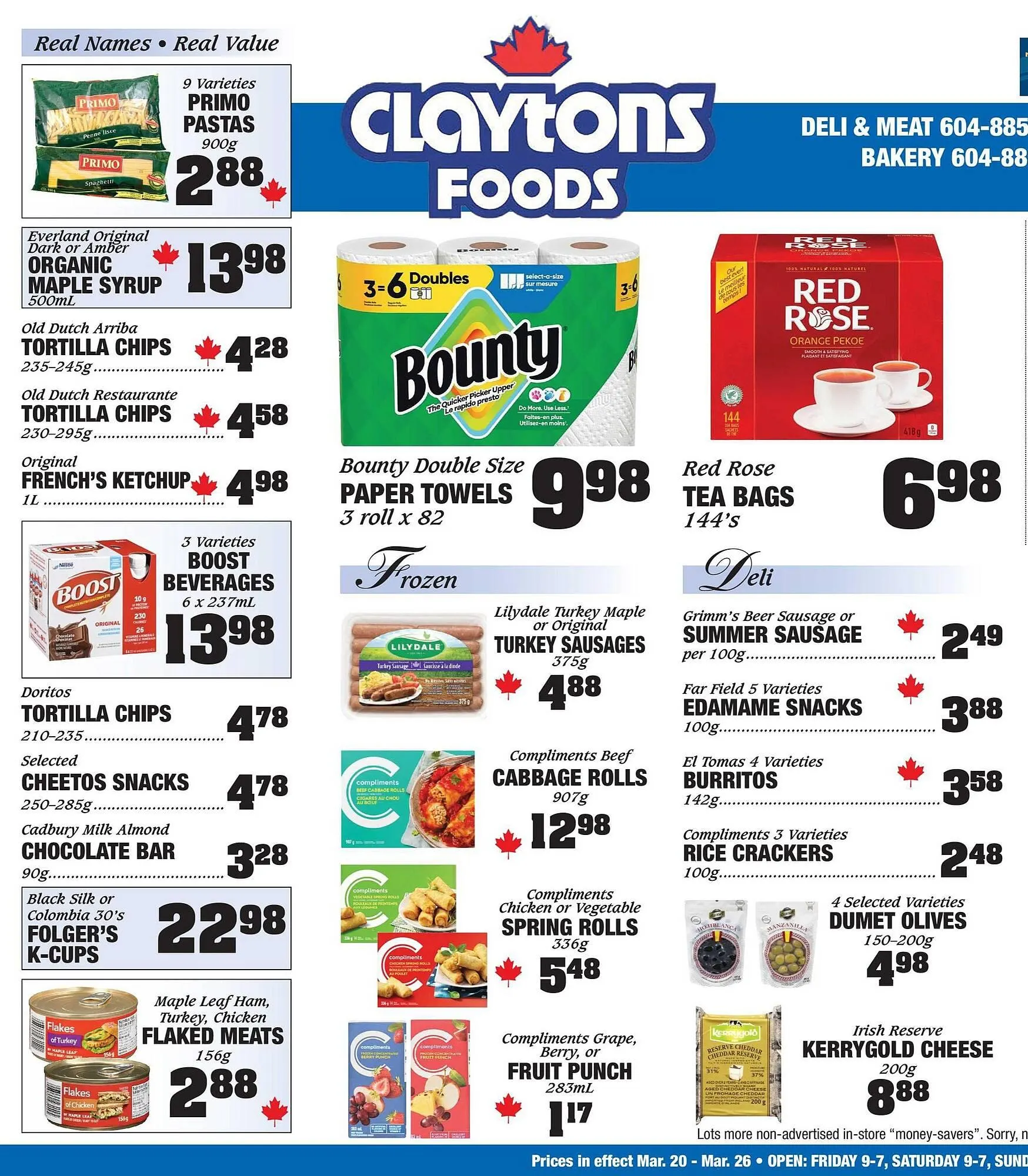 Claytons Heritage Market flyer from March 20 to March 26 2026 - flyer page 2