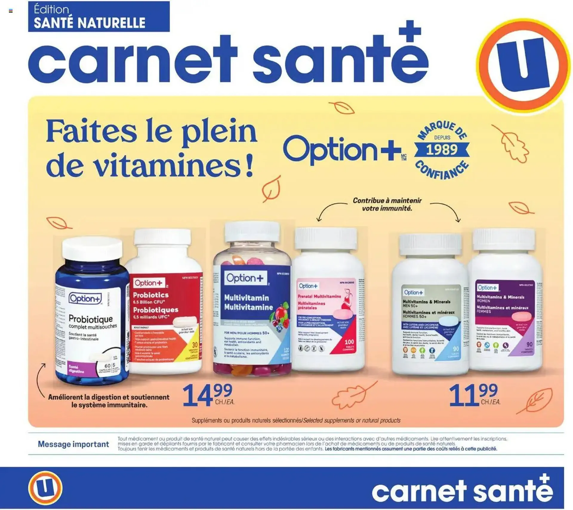 Uniprix flyer from October 2 to October 8 2025 - flyer page 1