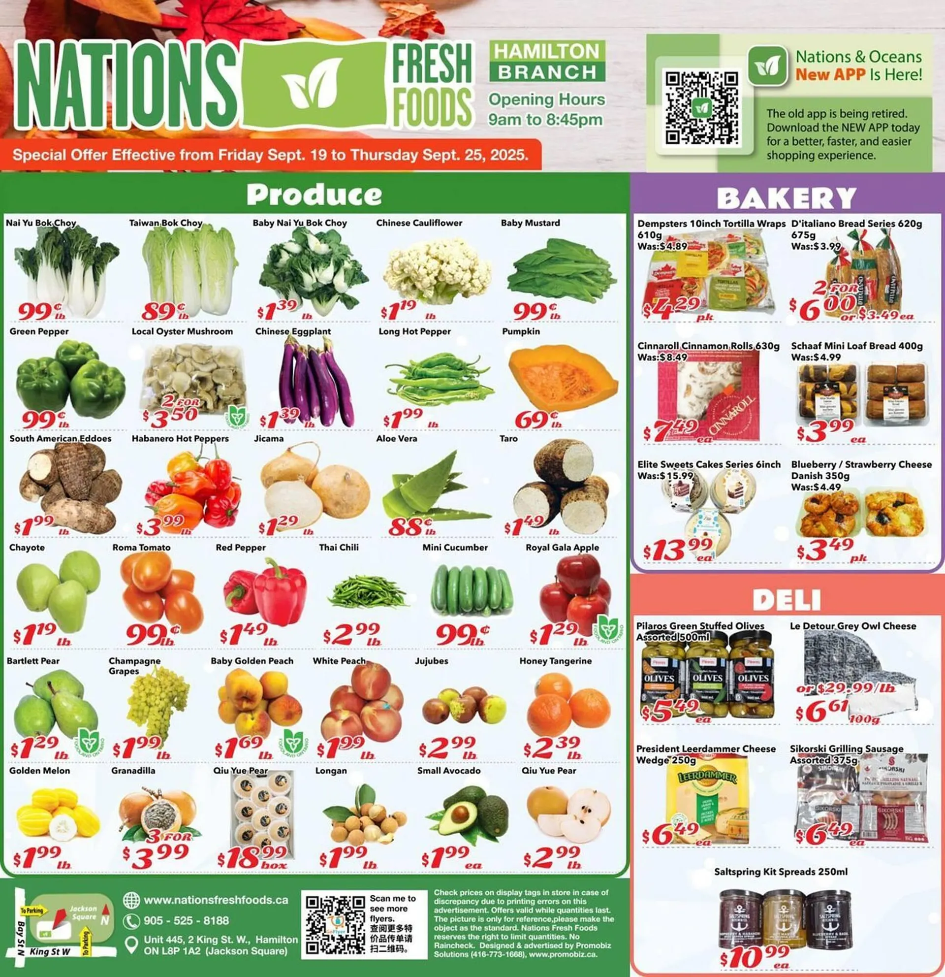 Nations Fresh Foods flyer from September 19 to September 25 2025 - flyer page 1