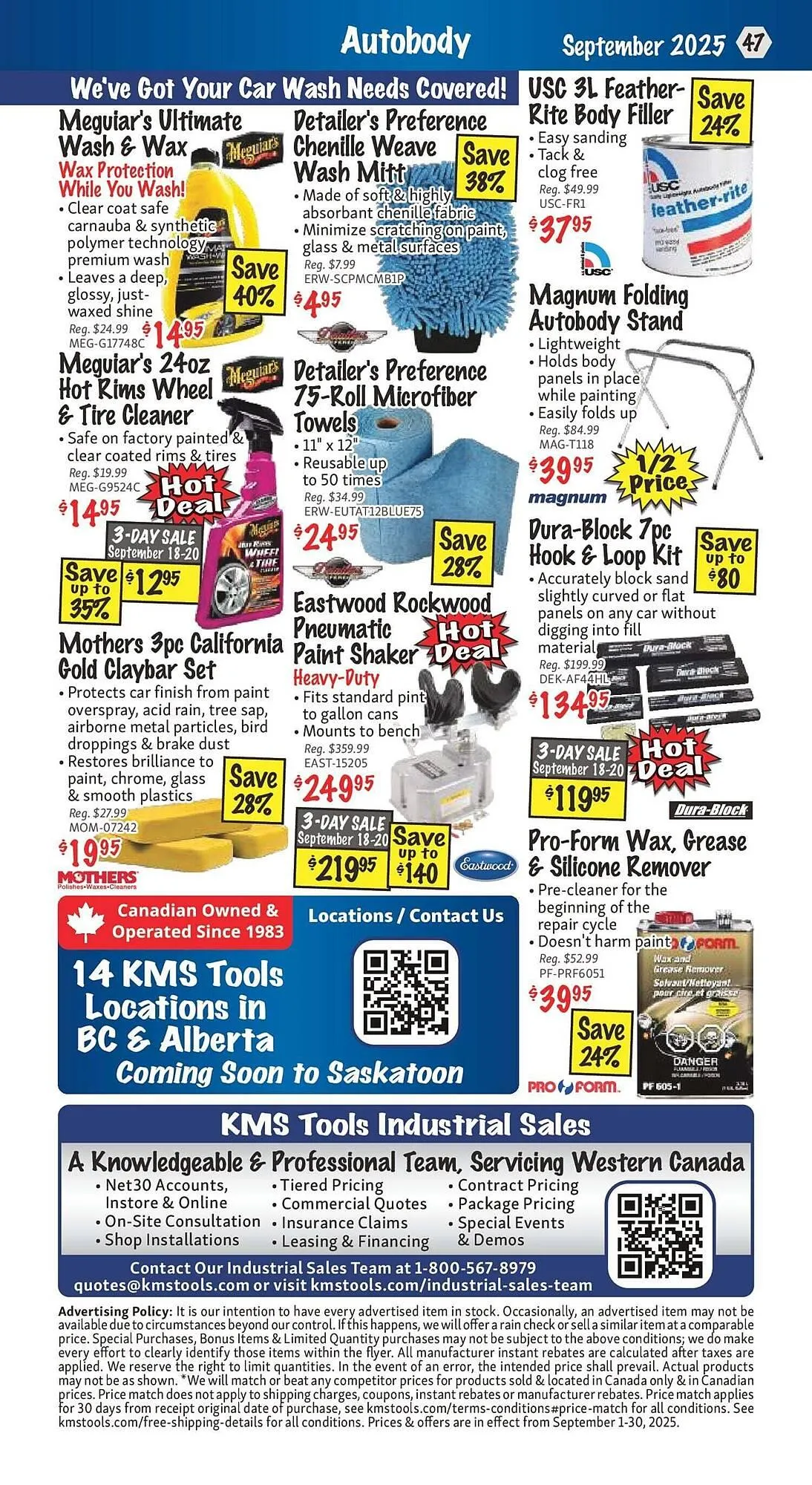 KMS Tools flyer from September 1 to September 15 2025 - flyer page 47