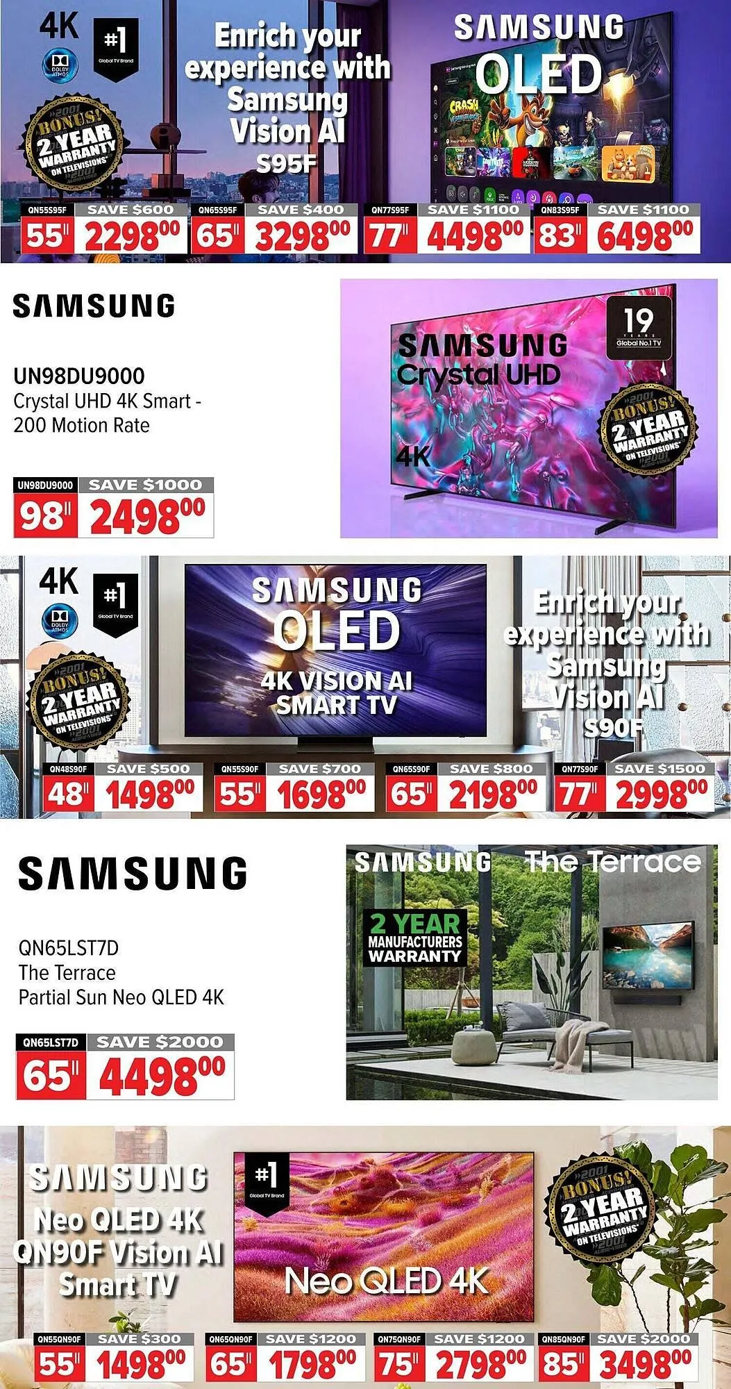 2001 Audio Video flyer from December 5 to December 25 2025 - flyer page 7