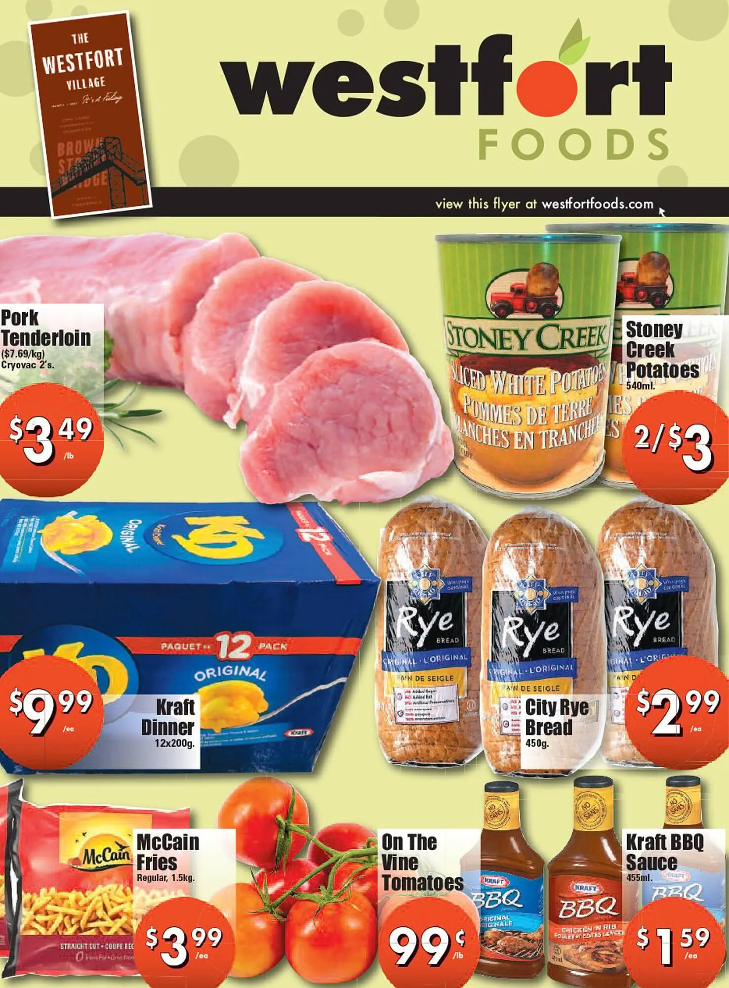 Westfort Foods flyer - 1