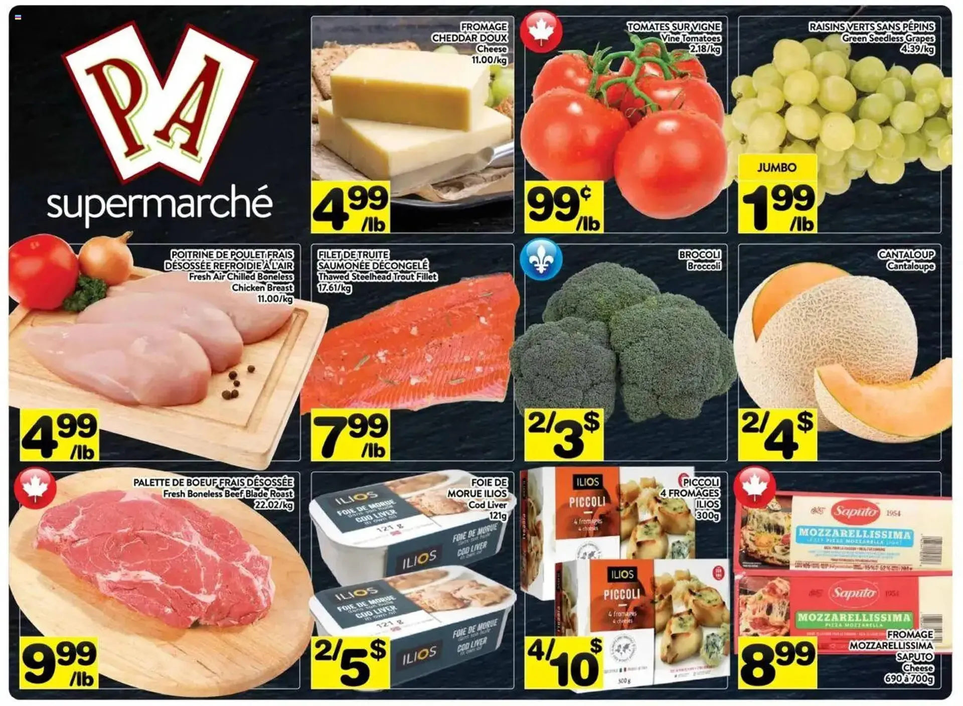 Supermarché PA flyer from October 13 to October 20 2025 - flyer page 1