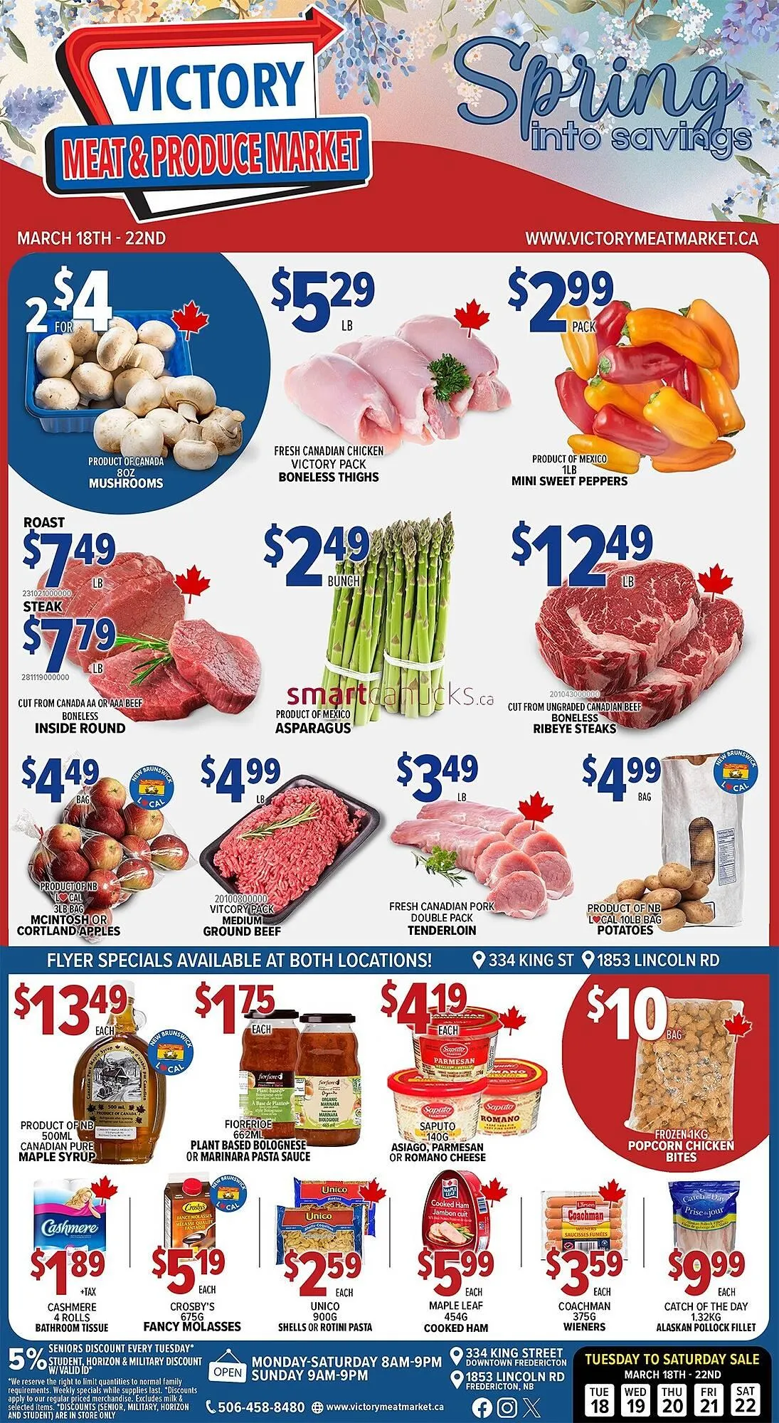 Victory Meat Market flyer - 1