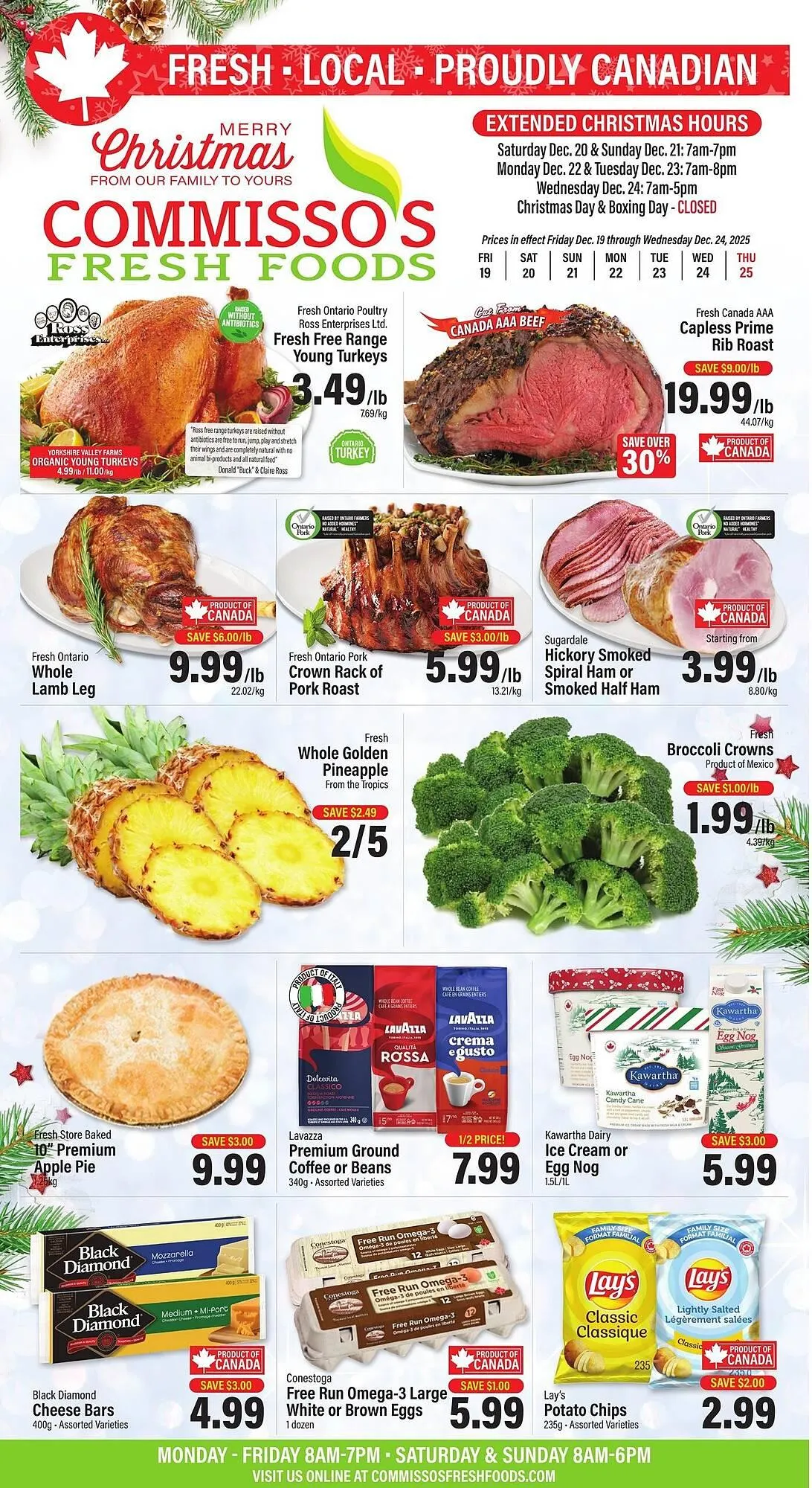 Commisso's Fresh Foods flyer from December 19 to December 24 2025 - flyer page 1