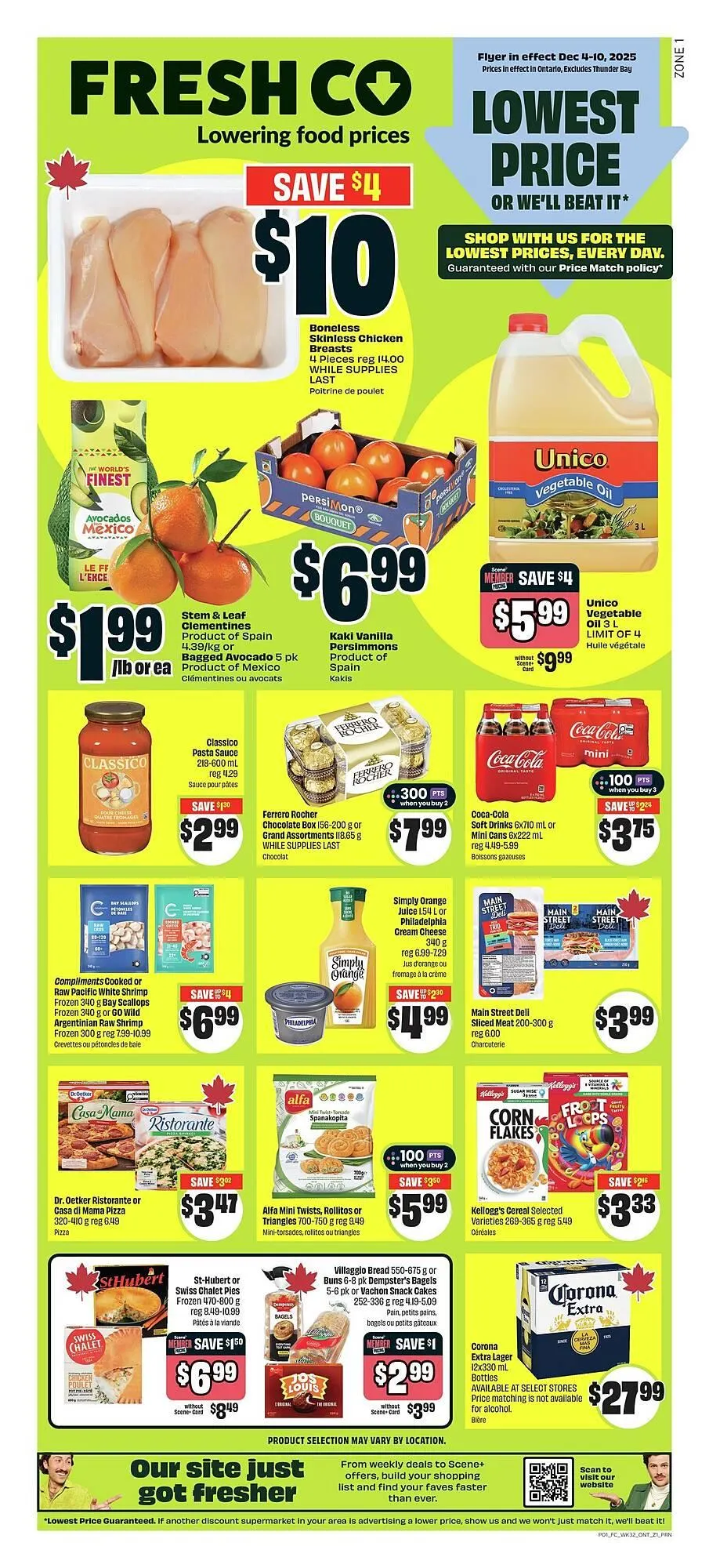 FreshCo flyer from December 4 to December 25 2025 - flyer page 1