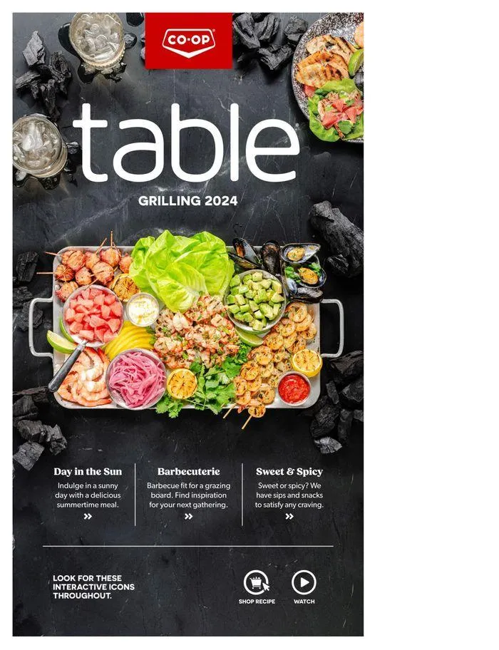 Table Grilling from August 6 to August 14 2024 - flyer page 1