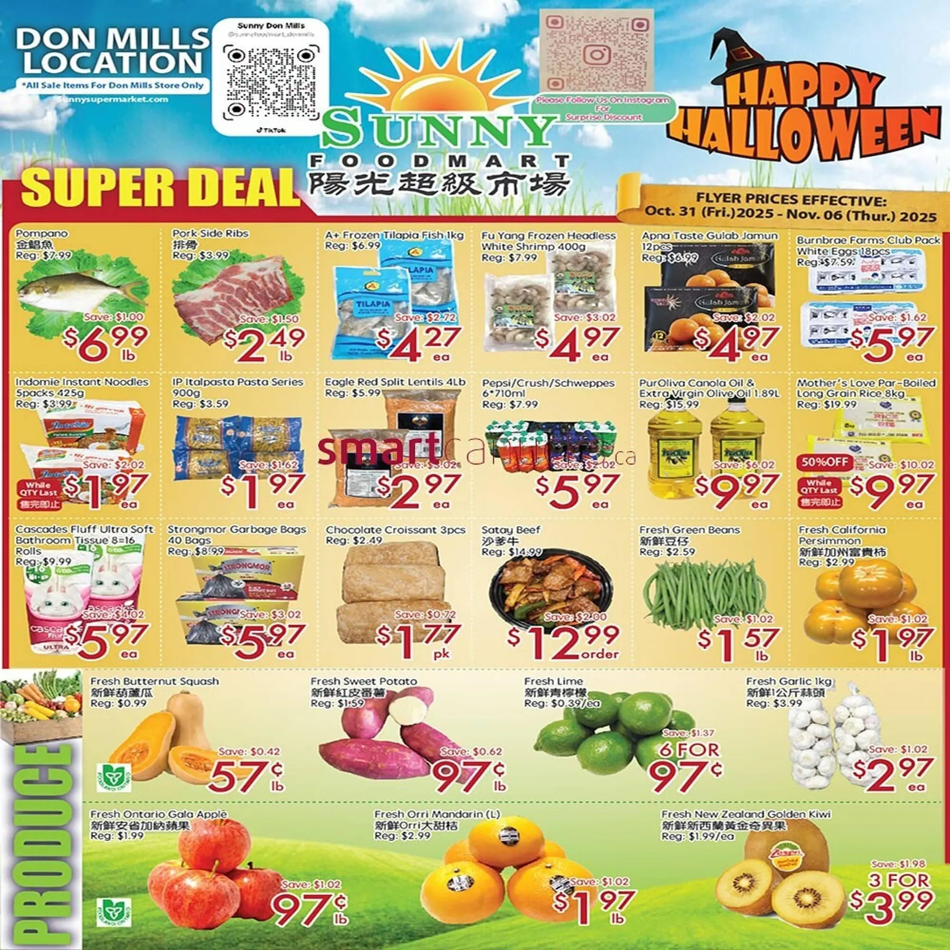 Sunny Food Mart flyer from October 31 to November 6 2025 - flyer page 1