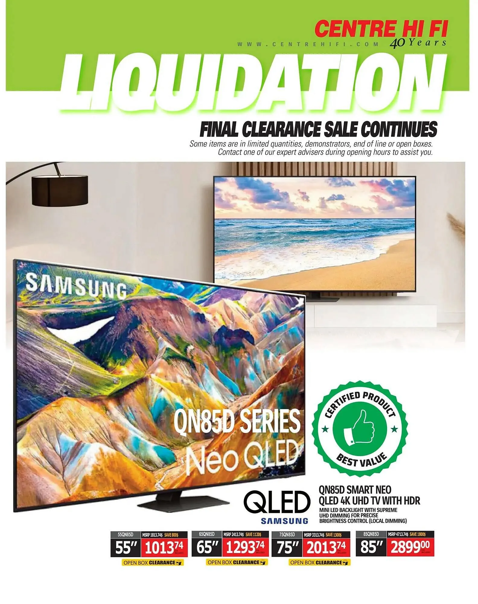 Centre Hi-Fi flyer from October 31 to November 6 2025 - flyer page 76