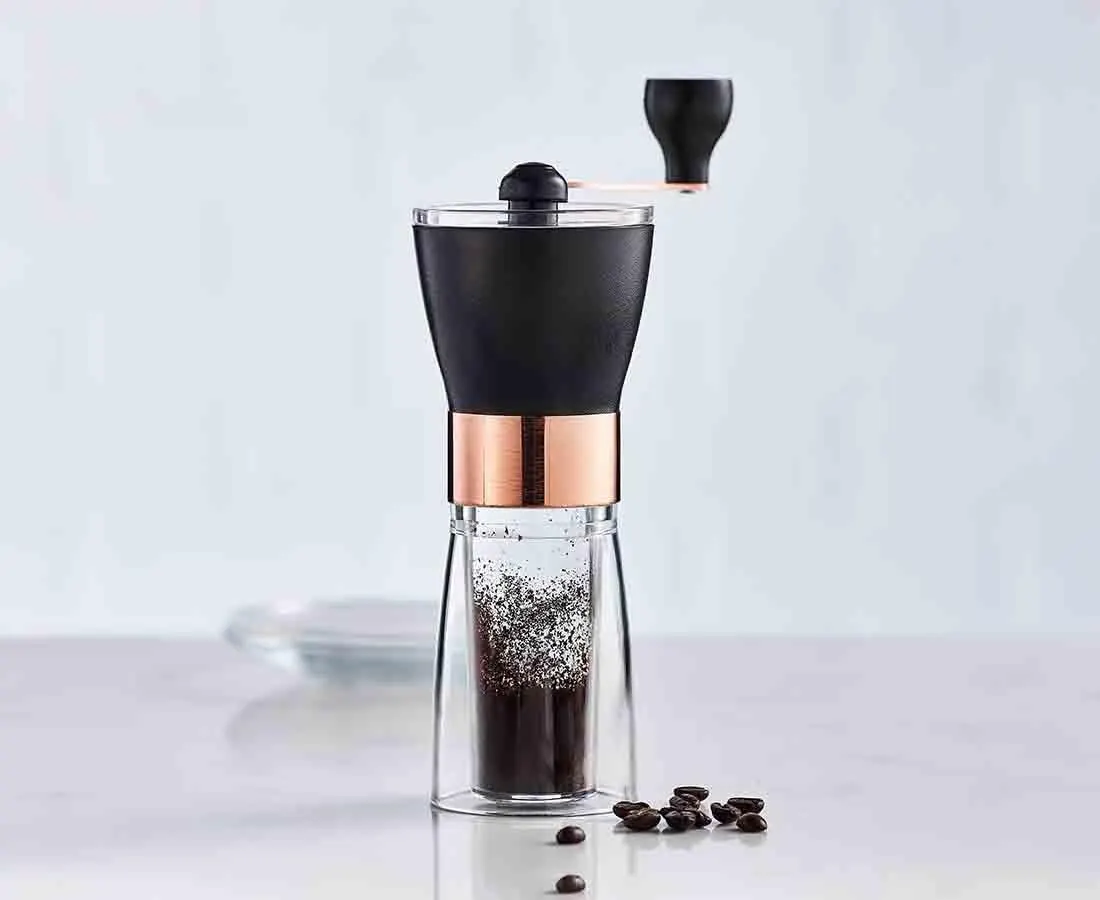 Java & Co Coffee Grinder, Rose Gold