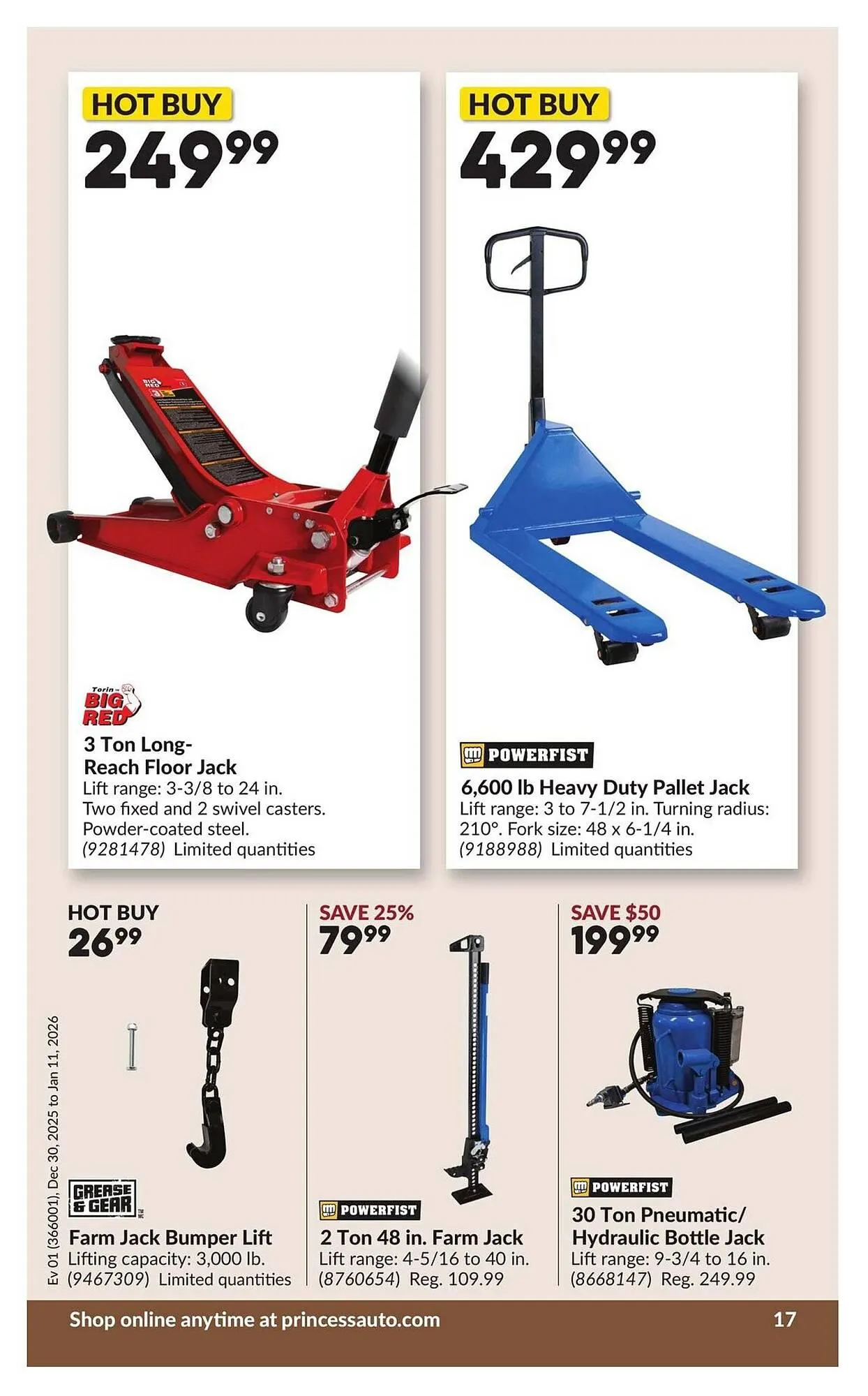 Princess Auto flyer from December 26 to January 2 2026 - flyer page 21