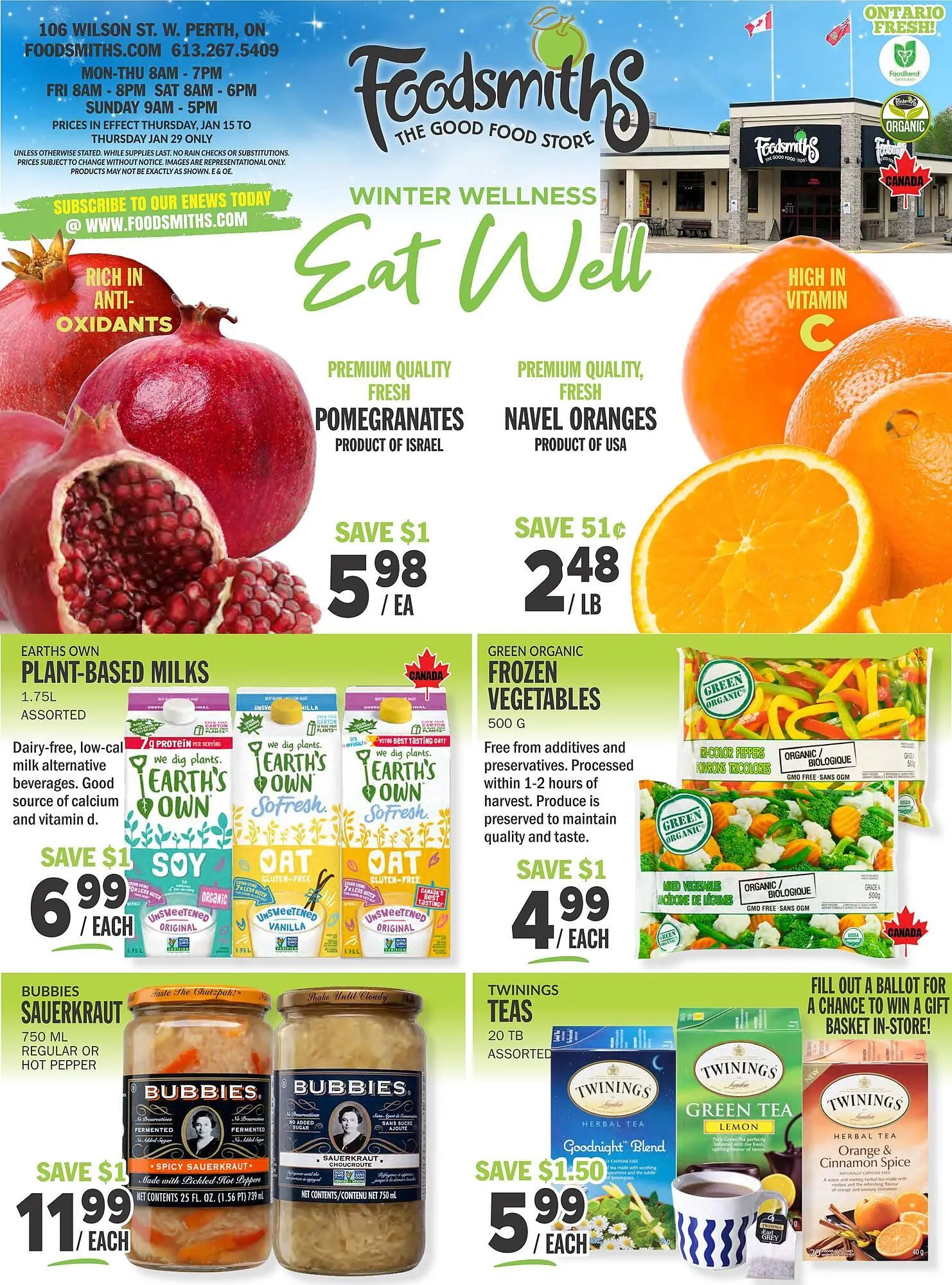 Foodsmiths flyer from January 15 to January 29 2026 - flyer page 1