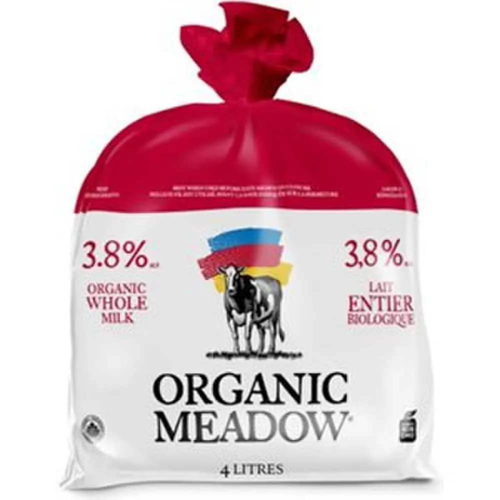 Organic Meadow Milk 3.8% Org 4 L