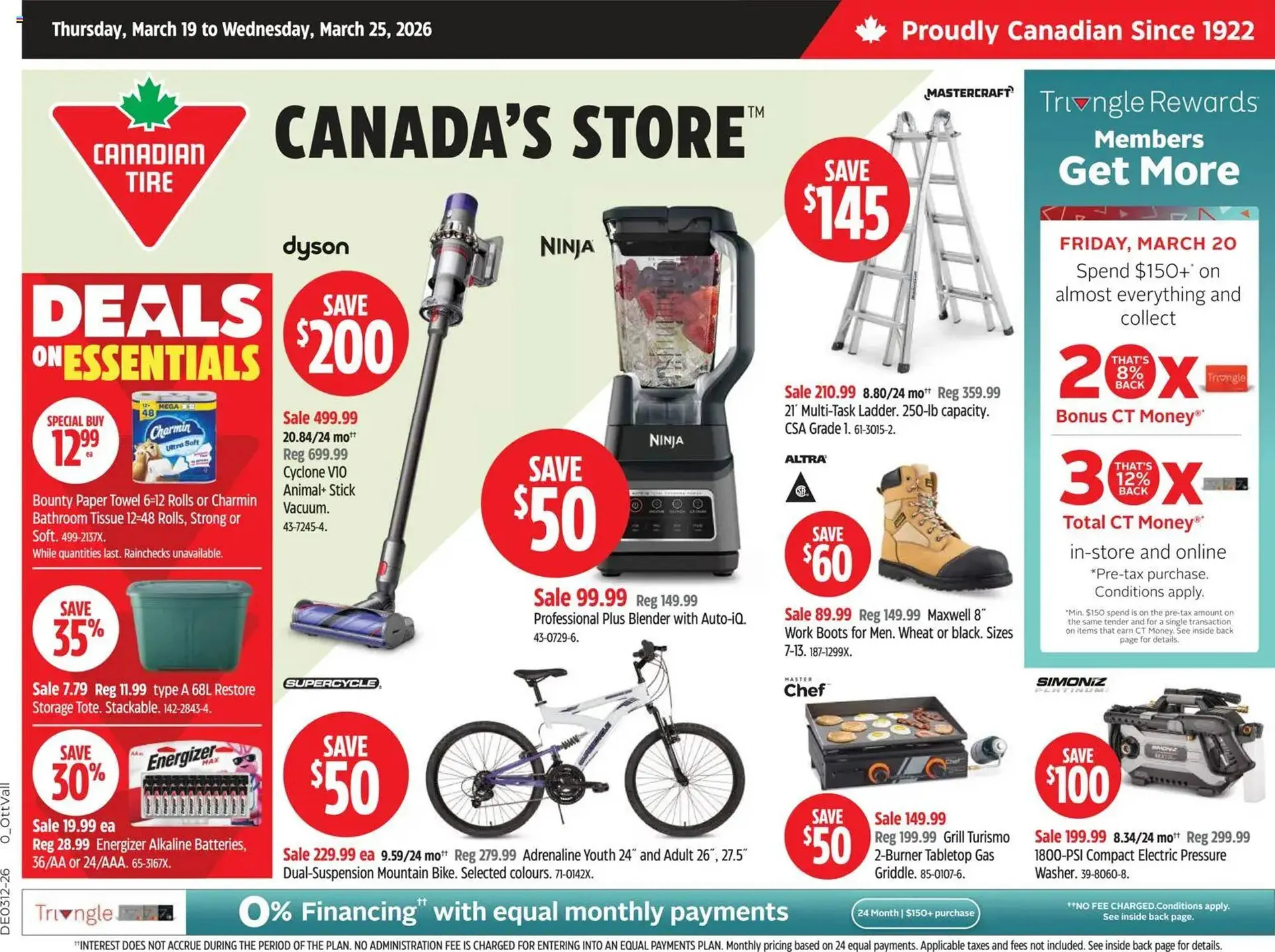 Canadian Tire flyer from March 19 to March 25 2026 - flyer page 1