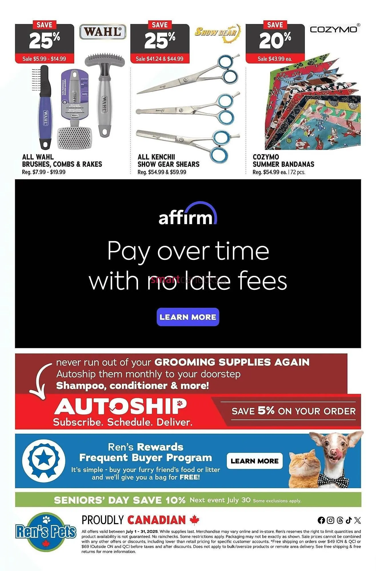 Ren’s Pets Depot flyer from July 3 to July 9 2025 - flyer page 3