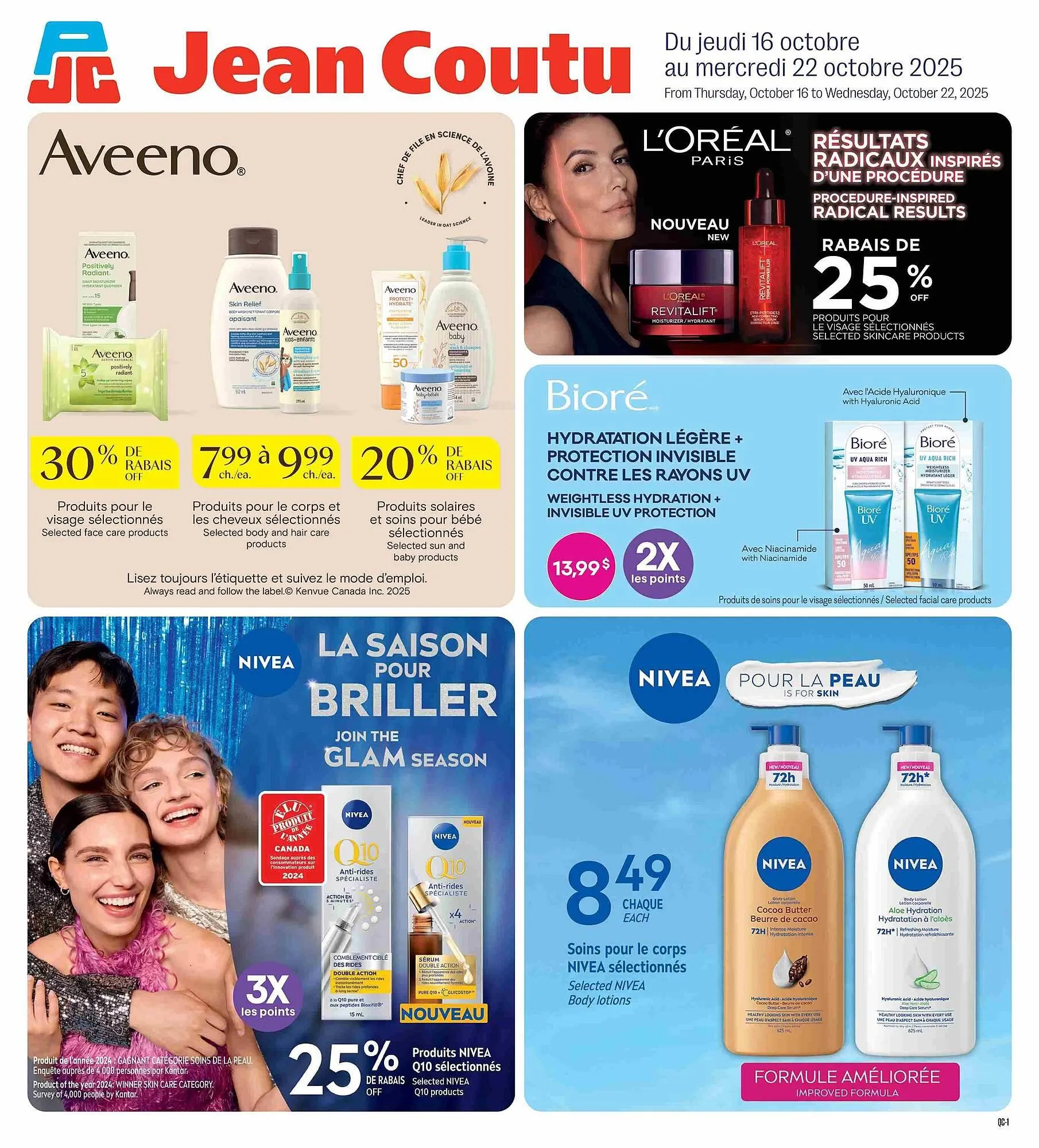 Jean Coutu flyer from October 15 to October 22 2025 - flyer page 1
