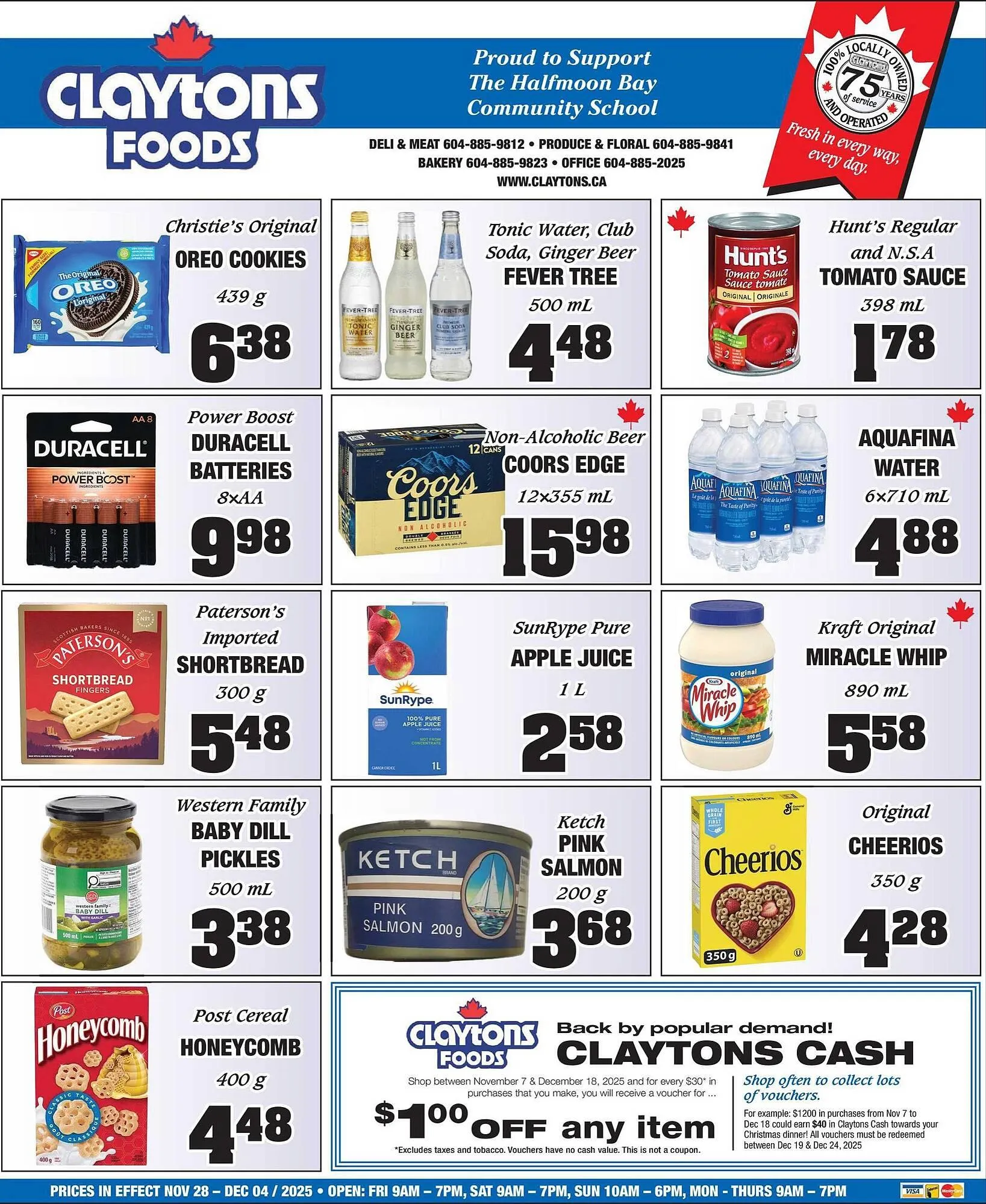 Claytons Heritage Market flyer from November 28 to December 4 2025 - flyer page 4
