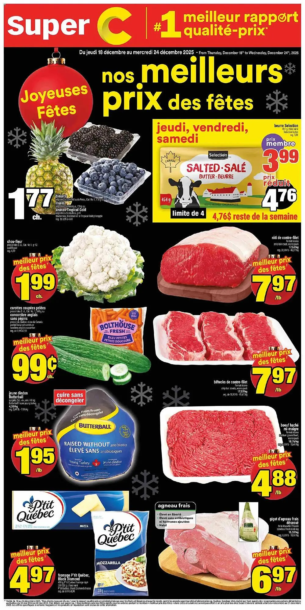 Super C flyer from December 18 to December 24 2025 - flyer page 1