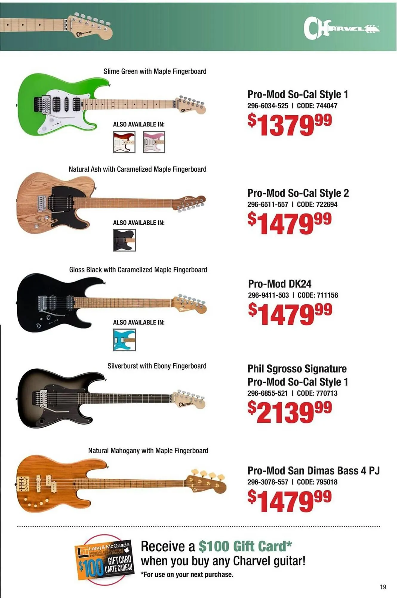 Long & McQuade flyer from August 19 to August 31 2025 - flyer page 19