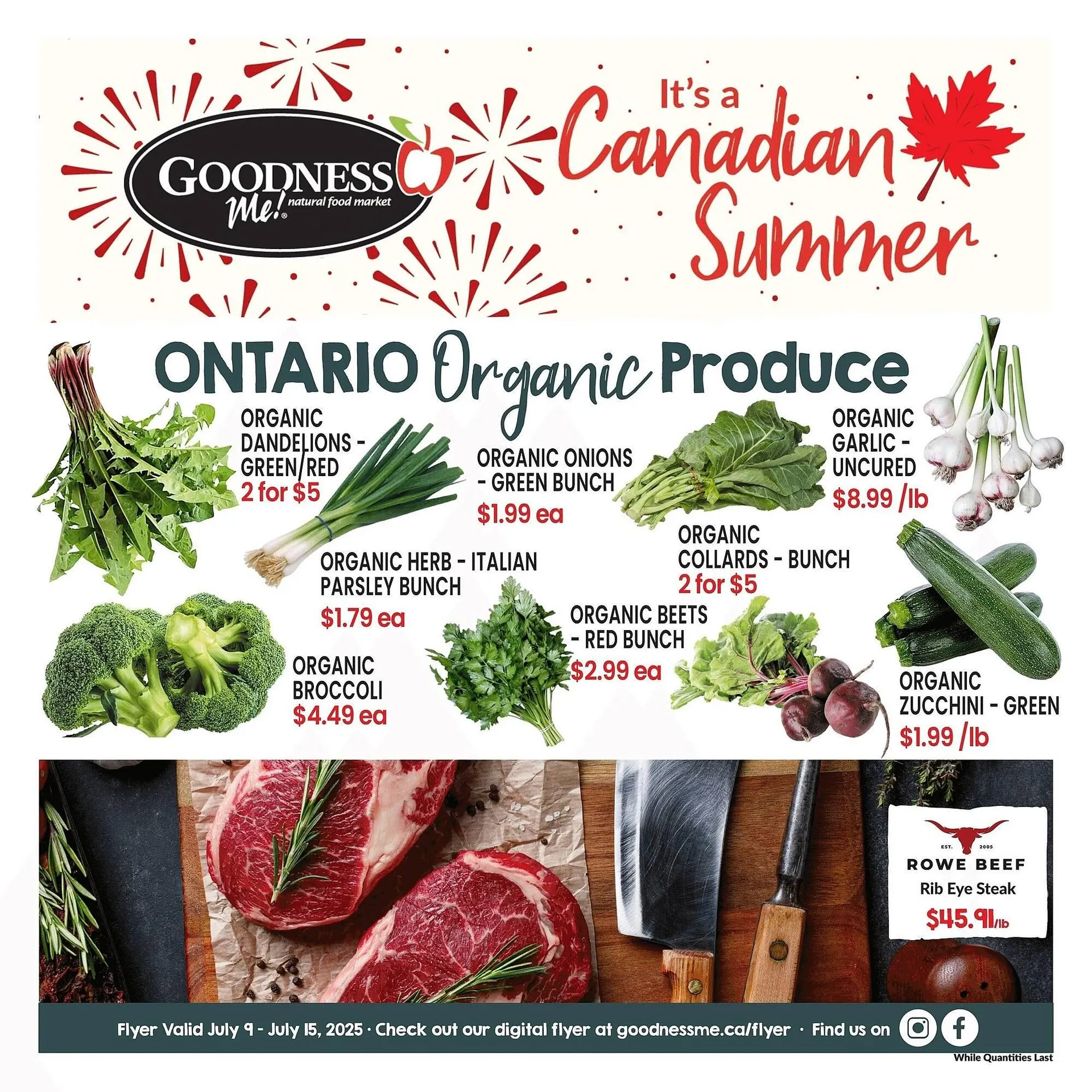 Goodness Me flyer - 1