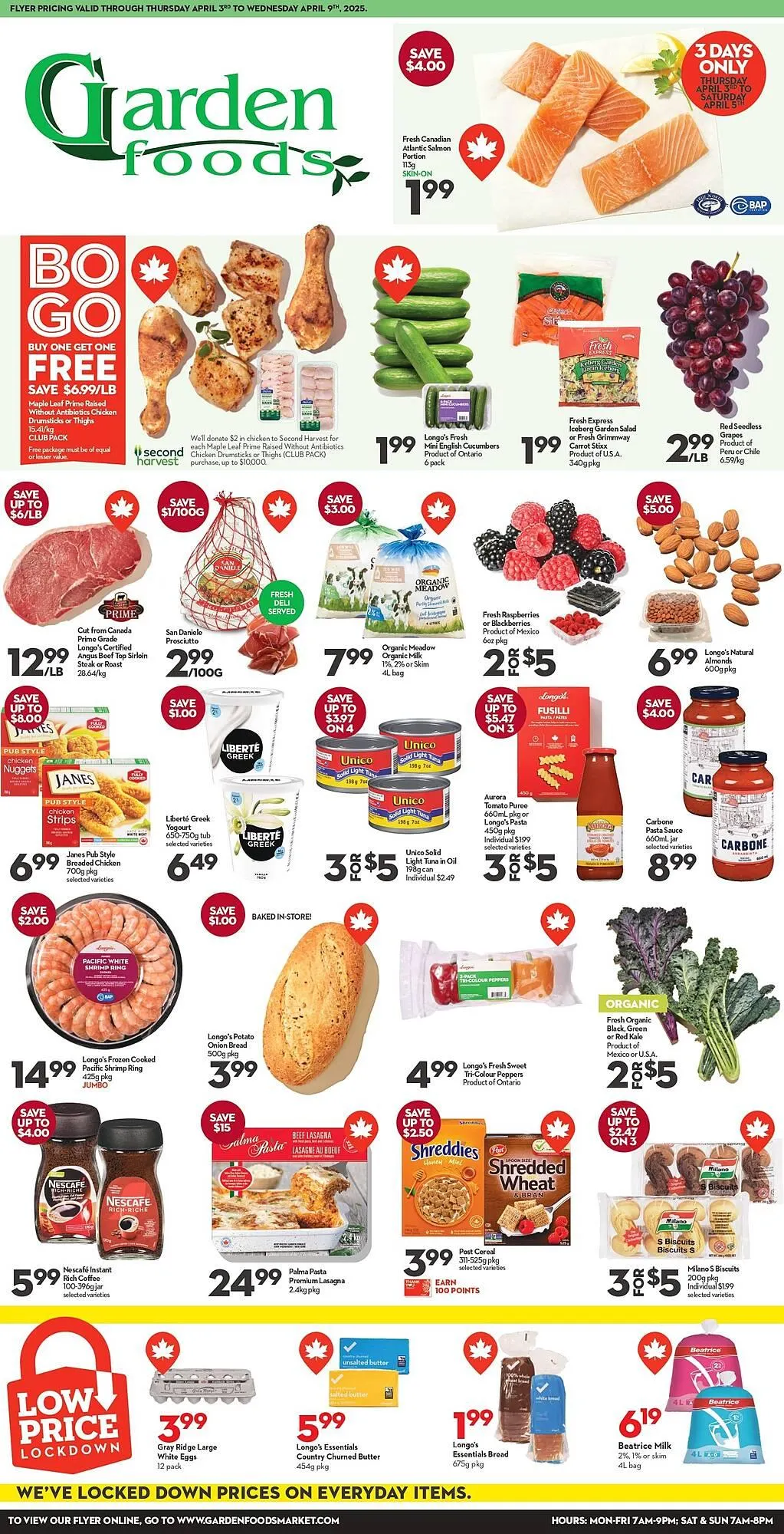 Garden Foods flyer from April 3 to April 9 2025 - flyer page 2