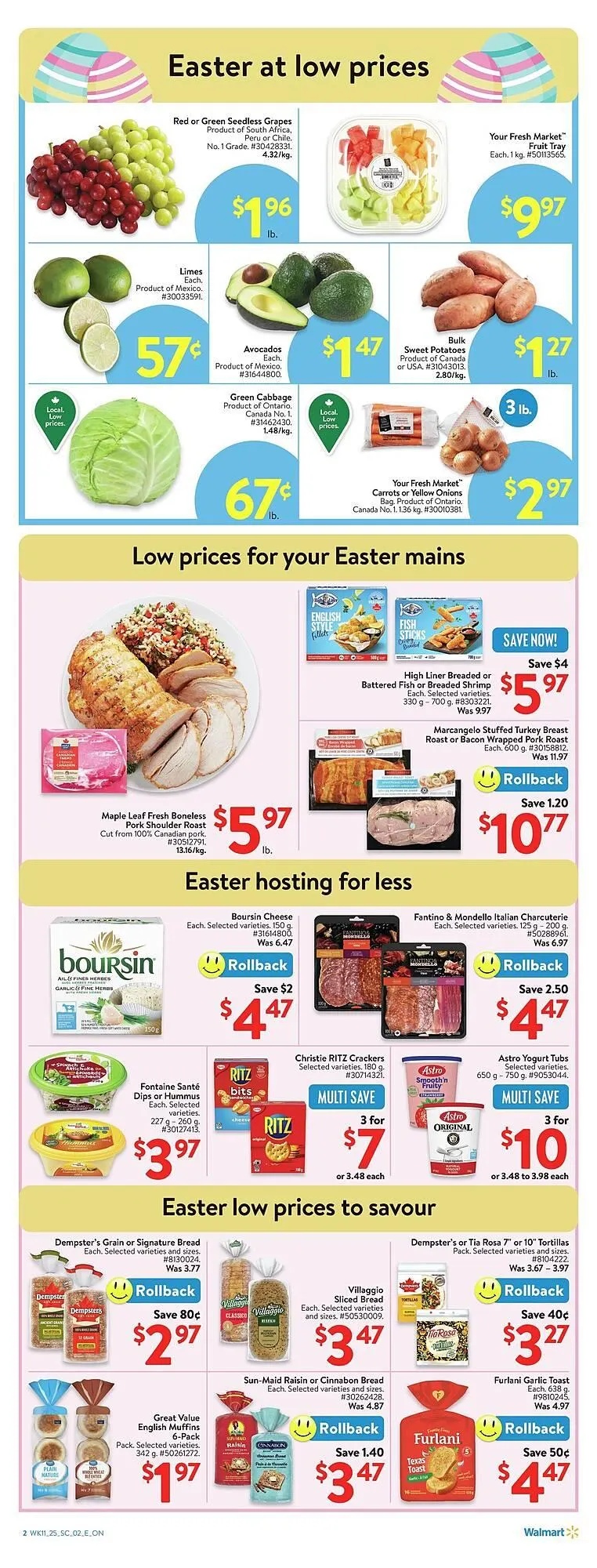 Walmart flyer from April 11 to May 2 2025 - flyer page 4