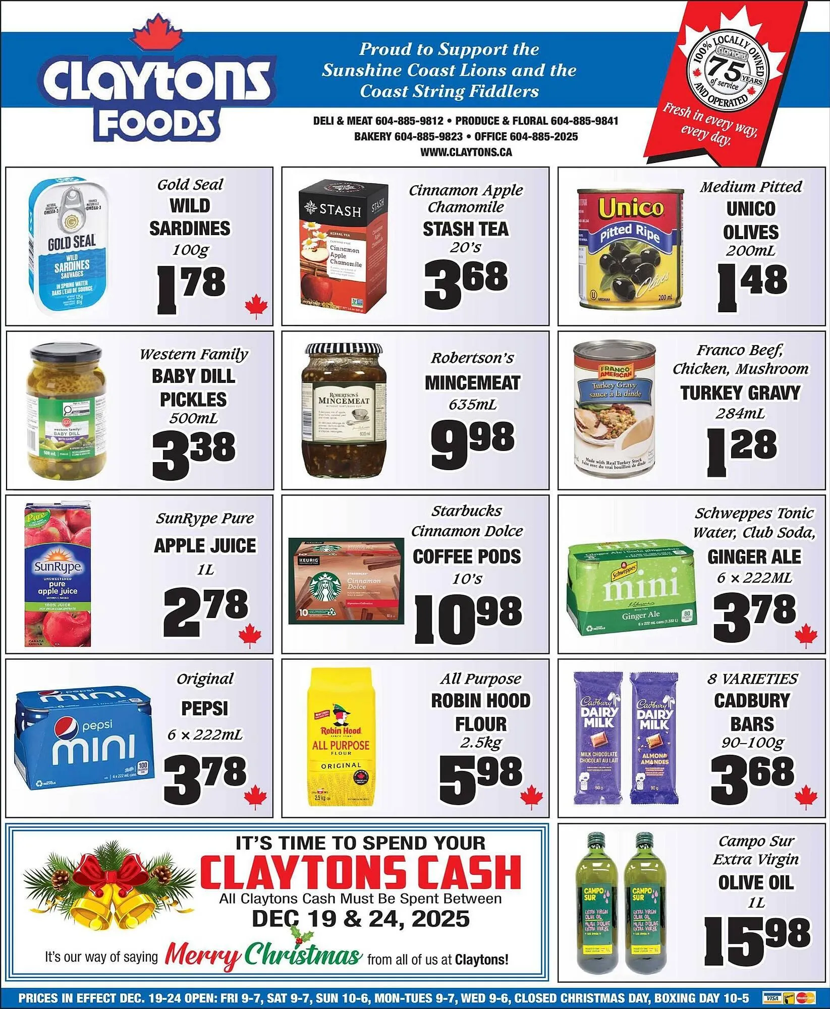 Claytons Heritage Market flyer from December 19 to December 24 2025 - flyer page 4