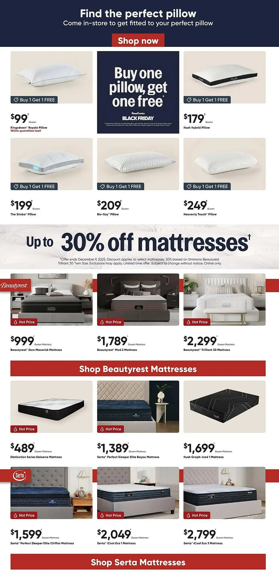 Sleep Country flyer from October 30 to November 5 2025 - flyer page 2