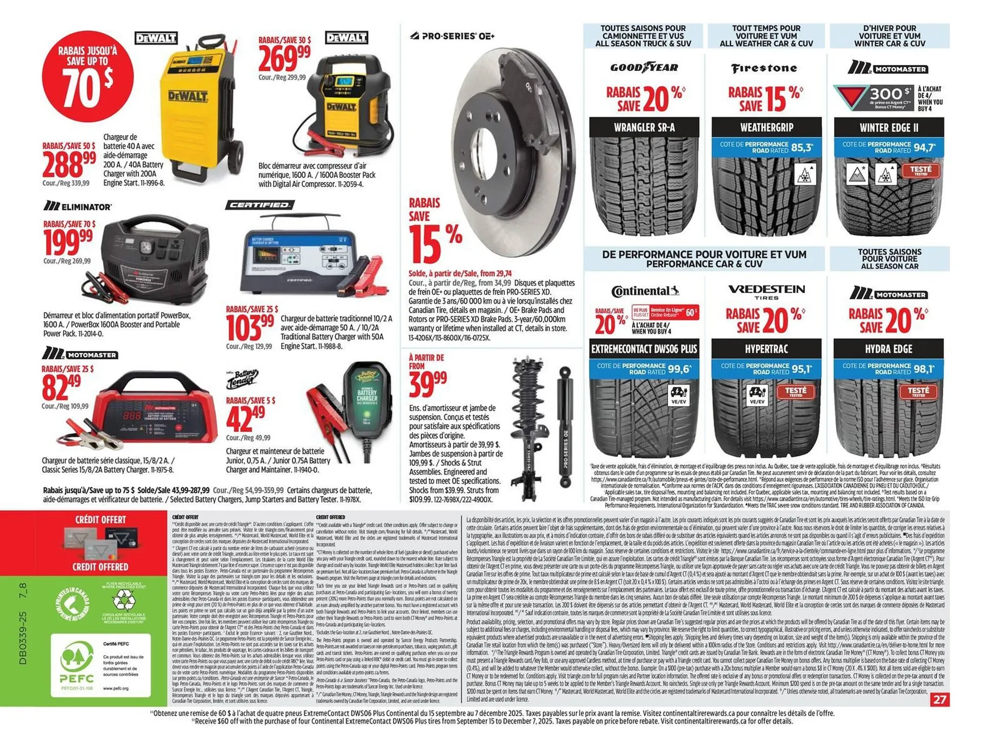 Canadian Tire flyer from September 18 to September 25 2025 - flyer page 27