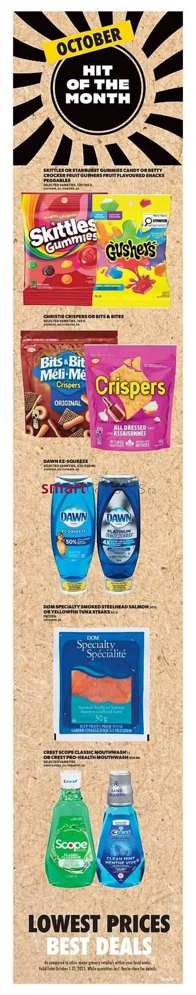 Real Canadian Superstore flyer from October 1 to October 31 2025 - flyer page 1