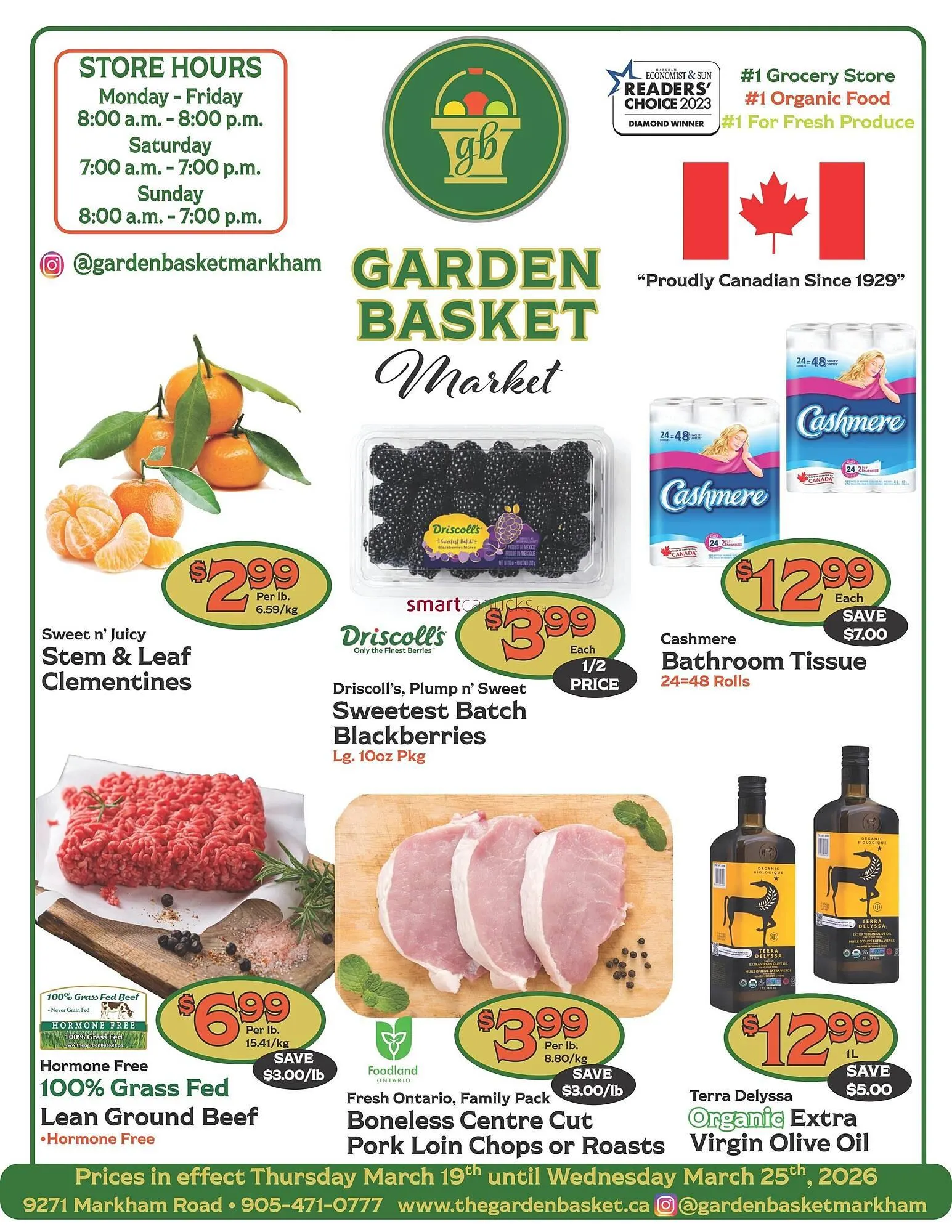 The Garden Basket flyer from March 19 to March 25 2026 - flyer page 1