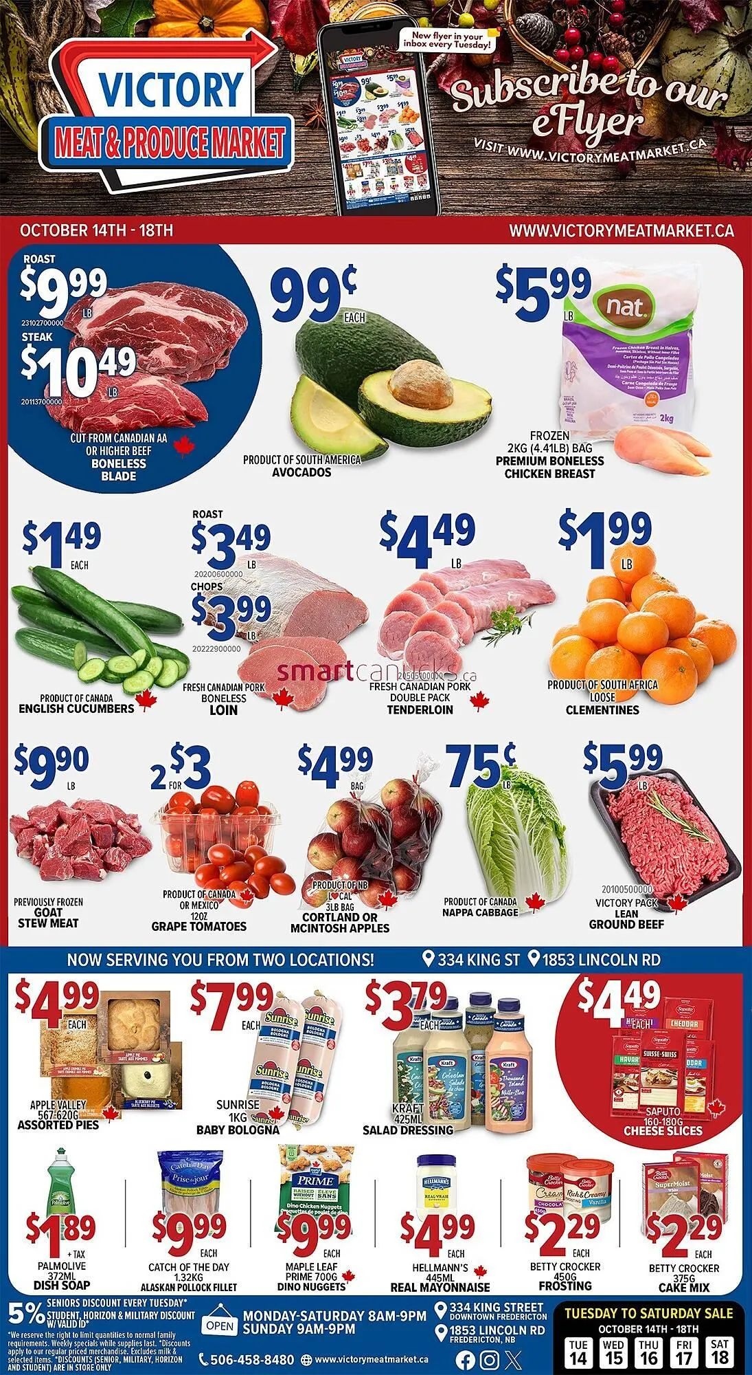 Victory Meat Market flyer from October 13 to October 19 2025 - flyer page 1