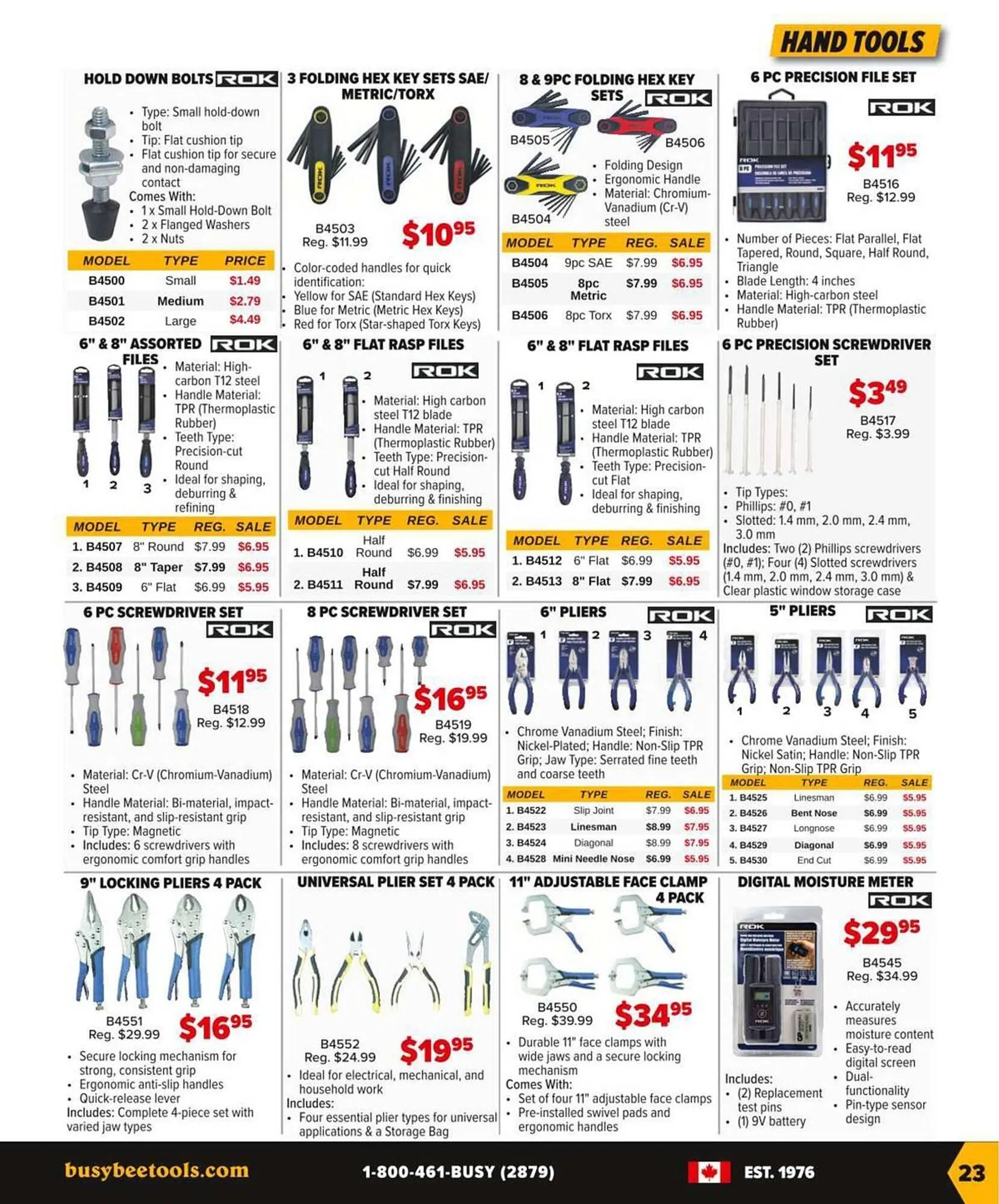 Busy Bee Tools flyer from January 19 to March 28 2026 - flyer page 23