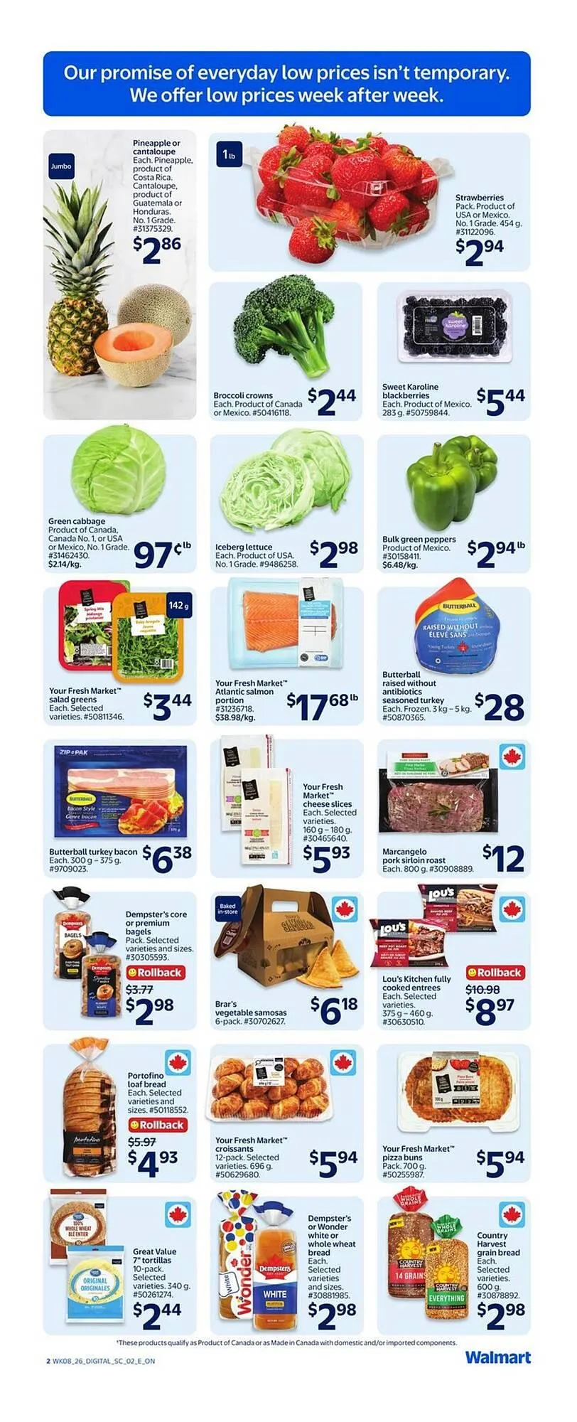 Walmart flyer from March 19 to March 25 2026 - flyer page 6
