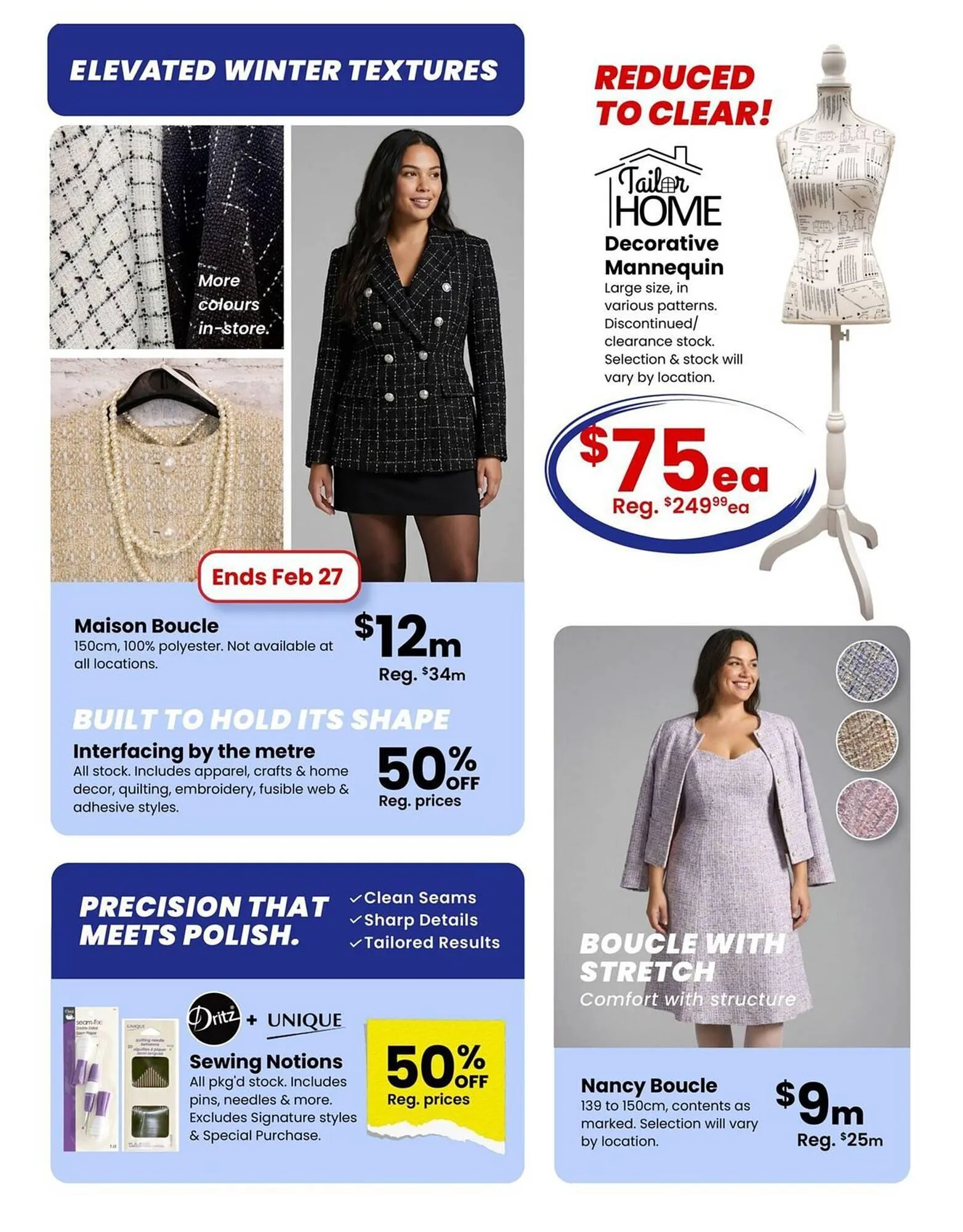 Fabricland flyer from February 1 to February 27 2026 - flyer page 4