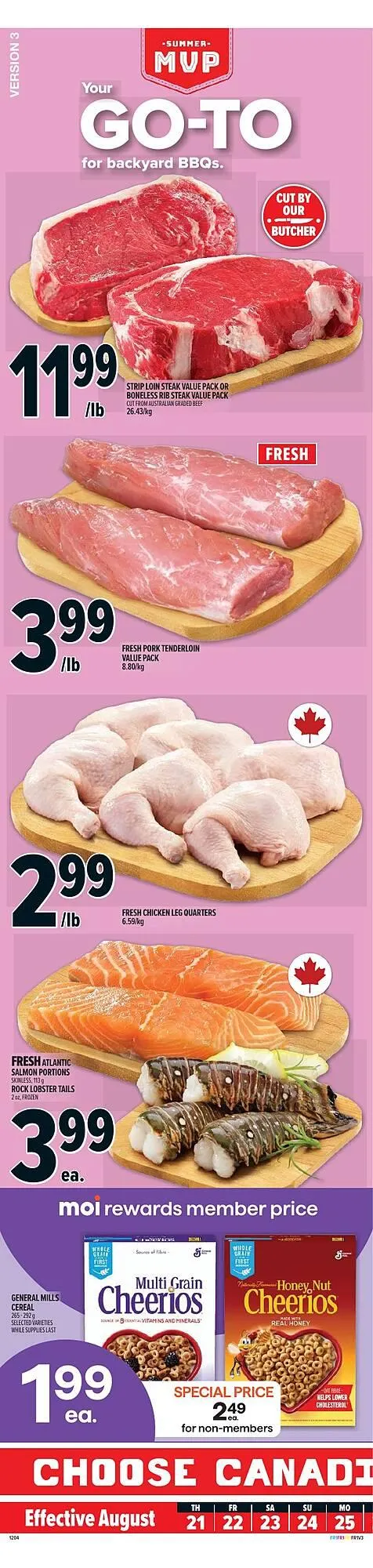 Metro flyer from August 21 to August 27 2025 - flyer page 1