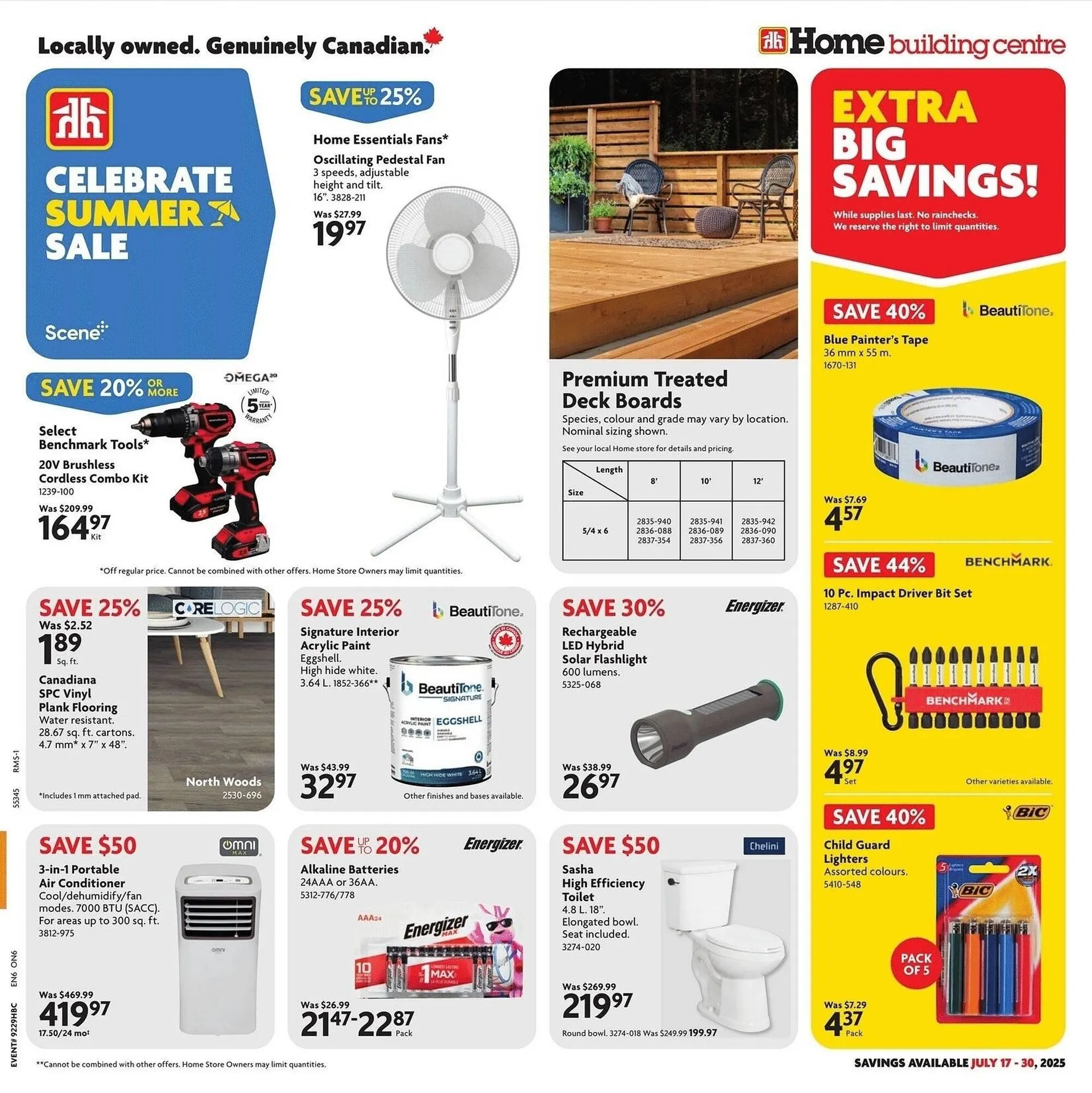 Home Hardware flyer from July 17 to July 23 2025 - flyer page 1