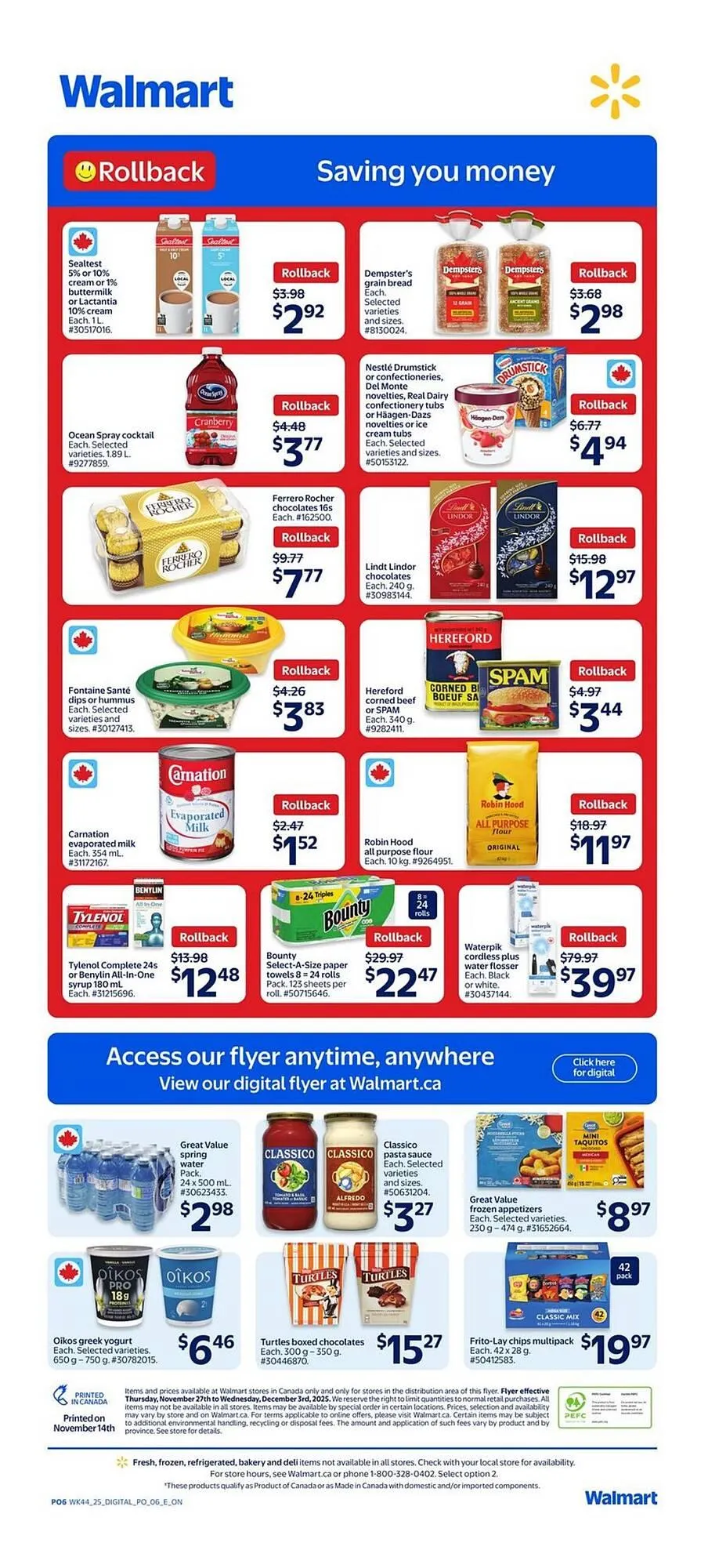 Walmart flyer from November 27 to December 3 2025 - flyer page 2
