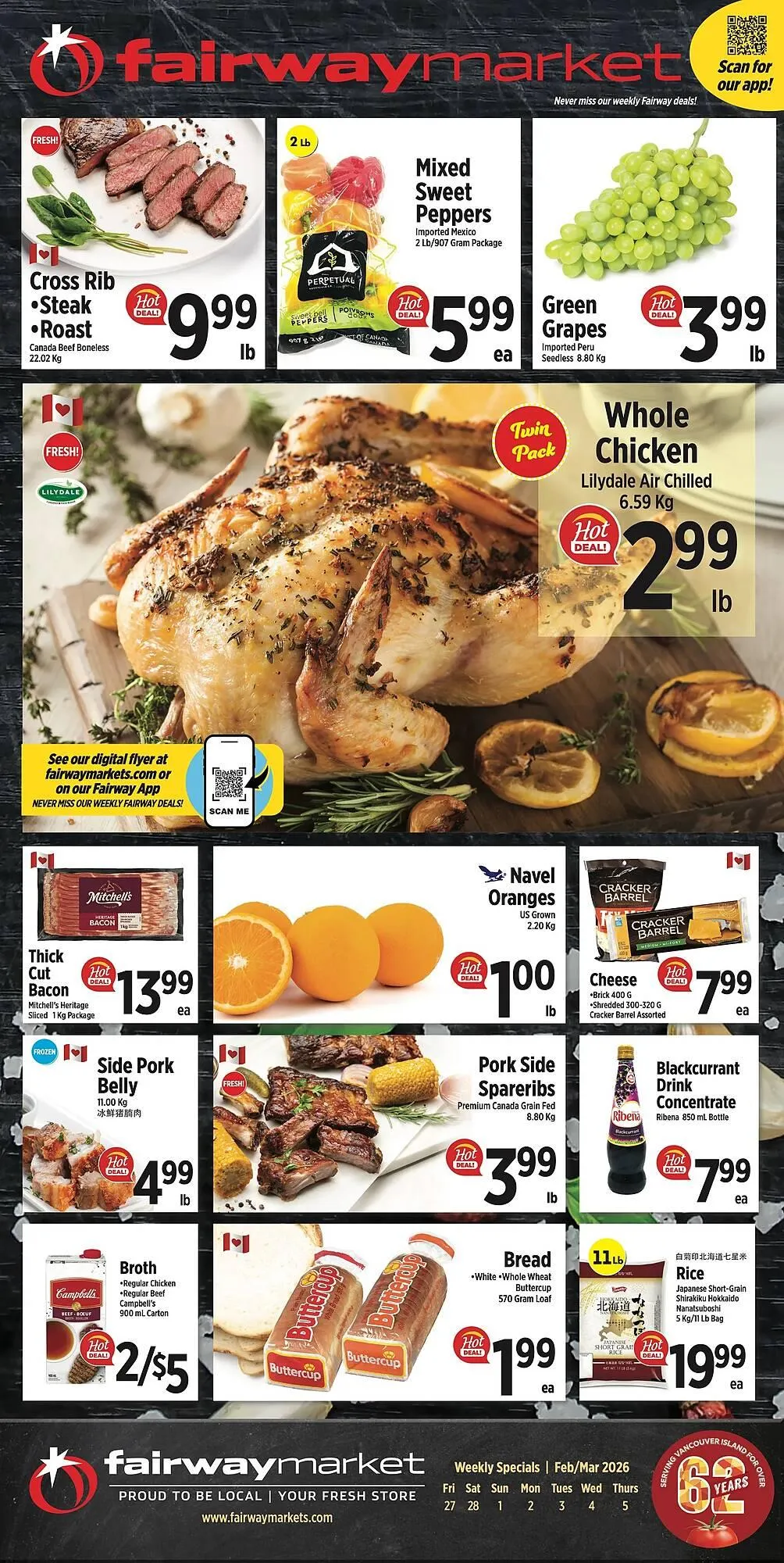 Fairway Market Canada flyer from February 27 to March 5 2026 - flyer page 1